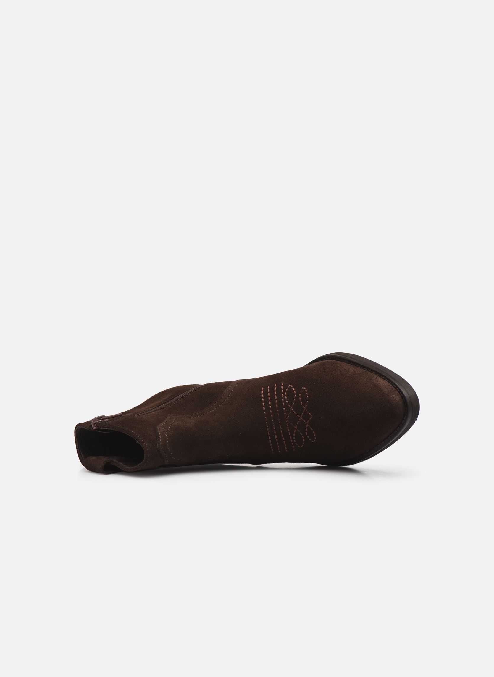 Bottines santiags Ambre femme marron Georgia Rose Bottines santiags Ambre femme marron Marron moyen