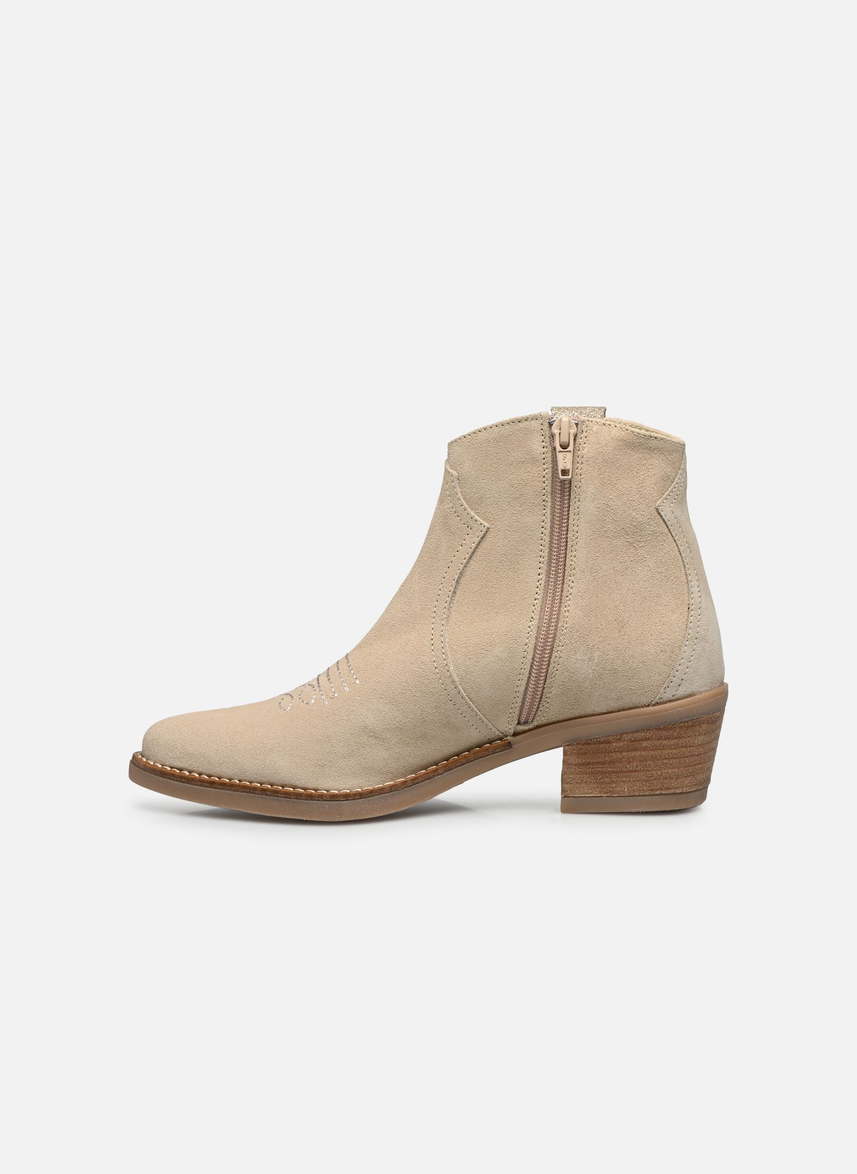 Cowboy-Stiefeletten Ambre damen beige Georgia Rose Cowboy-Stiefeletten Ambre damen beige ECRU