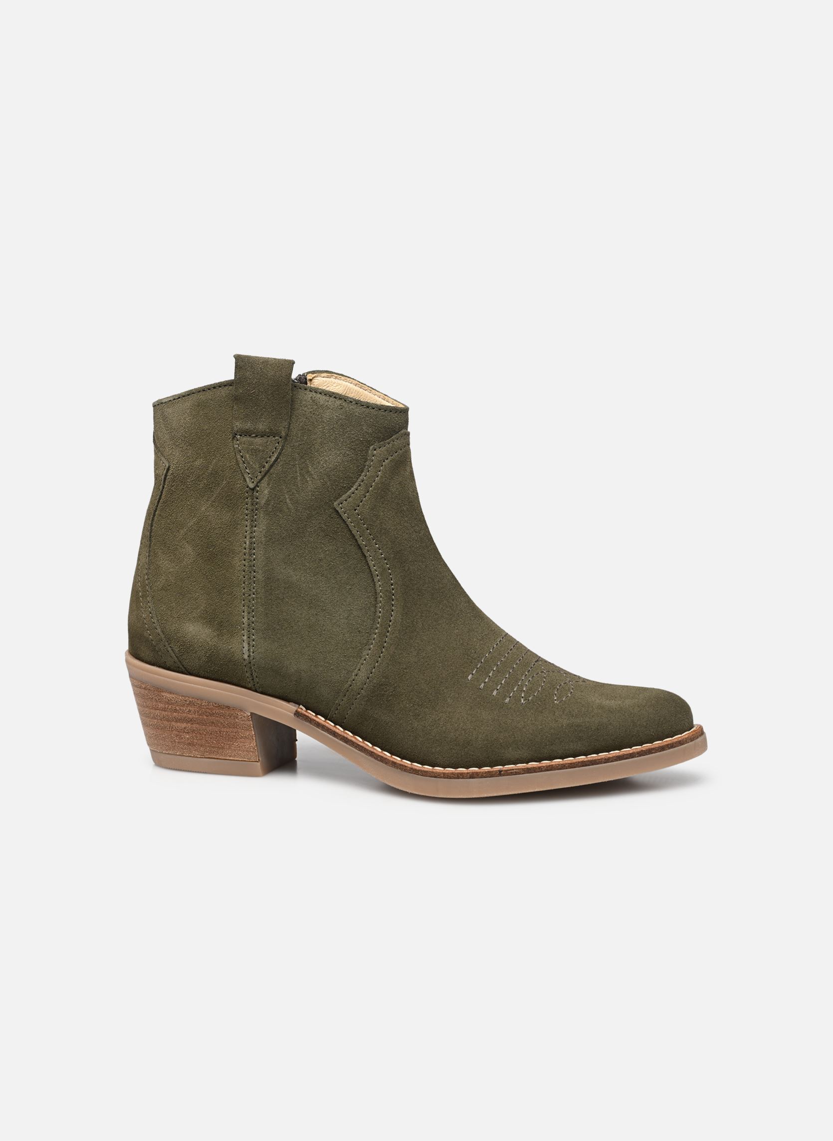 Cowboy-Stiefeletten Ambre damen grün Georgia Rose Cowboy-Stiefeletten Ambre damen grün KAKI