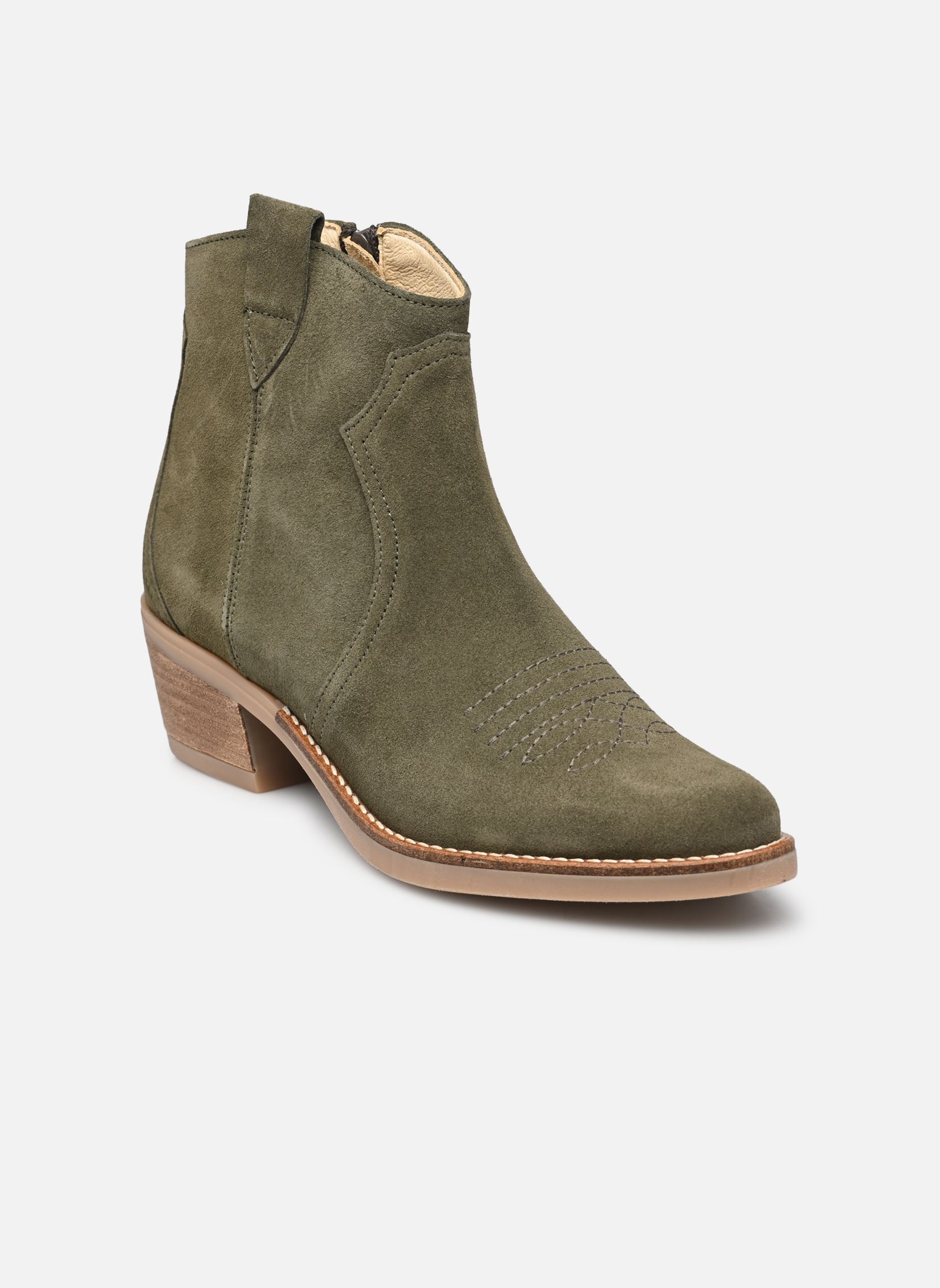 Cowboy-Stiefeletten Ambre damen grün Georgia Rose Cowboy-Stiefeletten Ambre damen grün KAKI