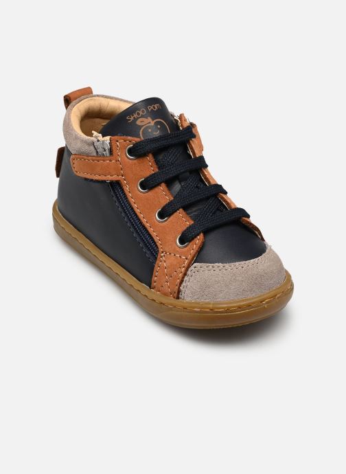 Shoo Pom Schuhe für die ersten Schritte Bouba Bi Zip jungen blau