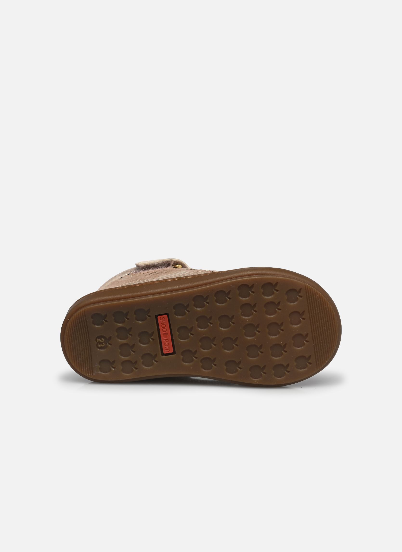 Scarpe primi passi Bouba Bi Zip bambina oro e bronzo Shoo Pom Scarpe primi passi Bouba Bi Zip bambina oro e bronzo OLD PINK-PLATINE