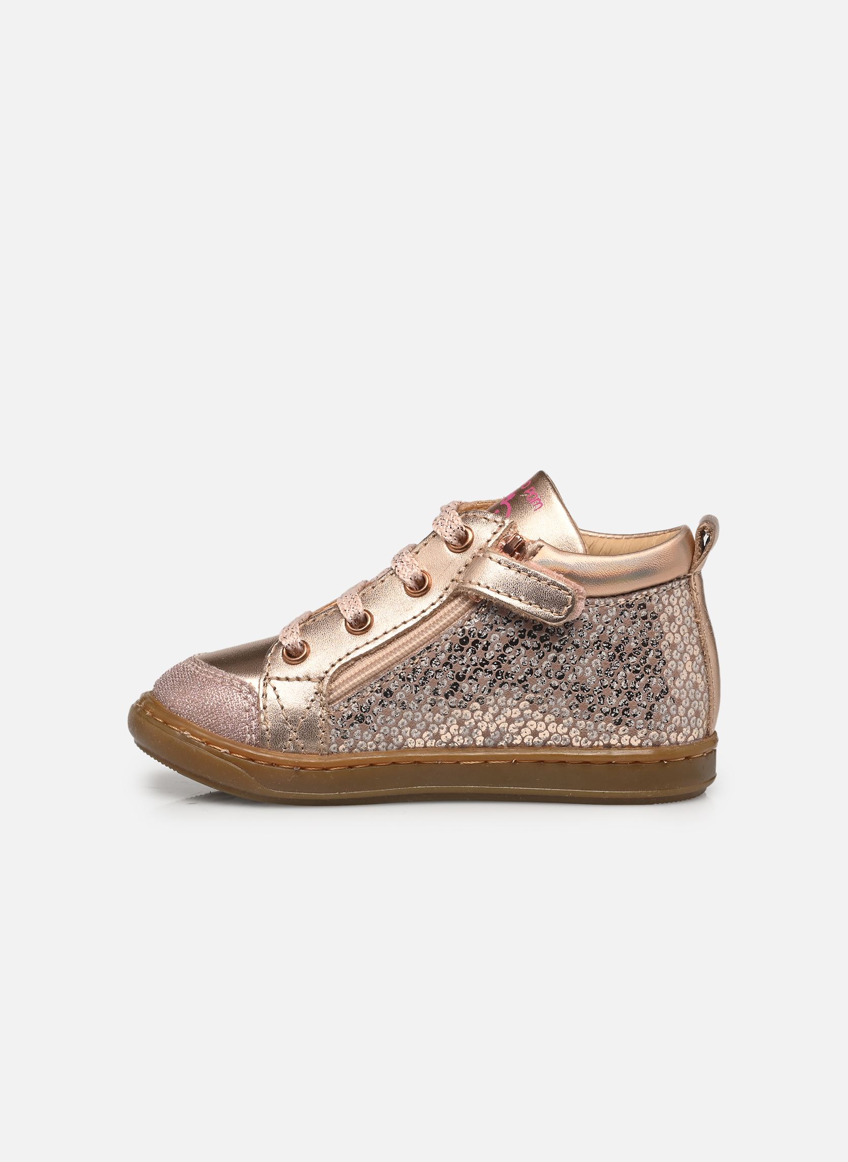 Babyschoenen Bouba Bi Zip meisjes roze Shoo Pom Babyschoenen Bouba Bi Zip meisjes roze SAND-COPPER