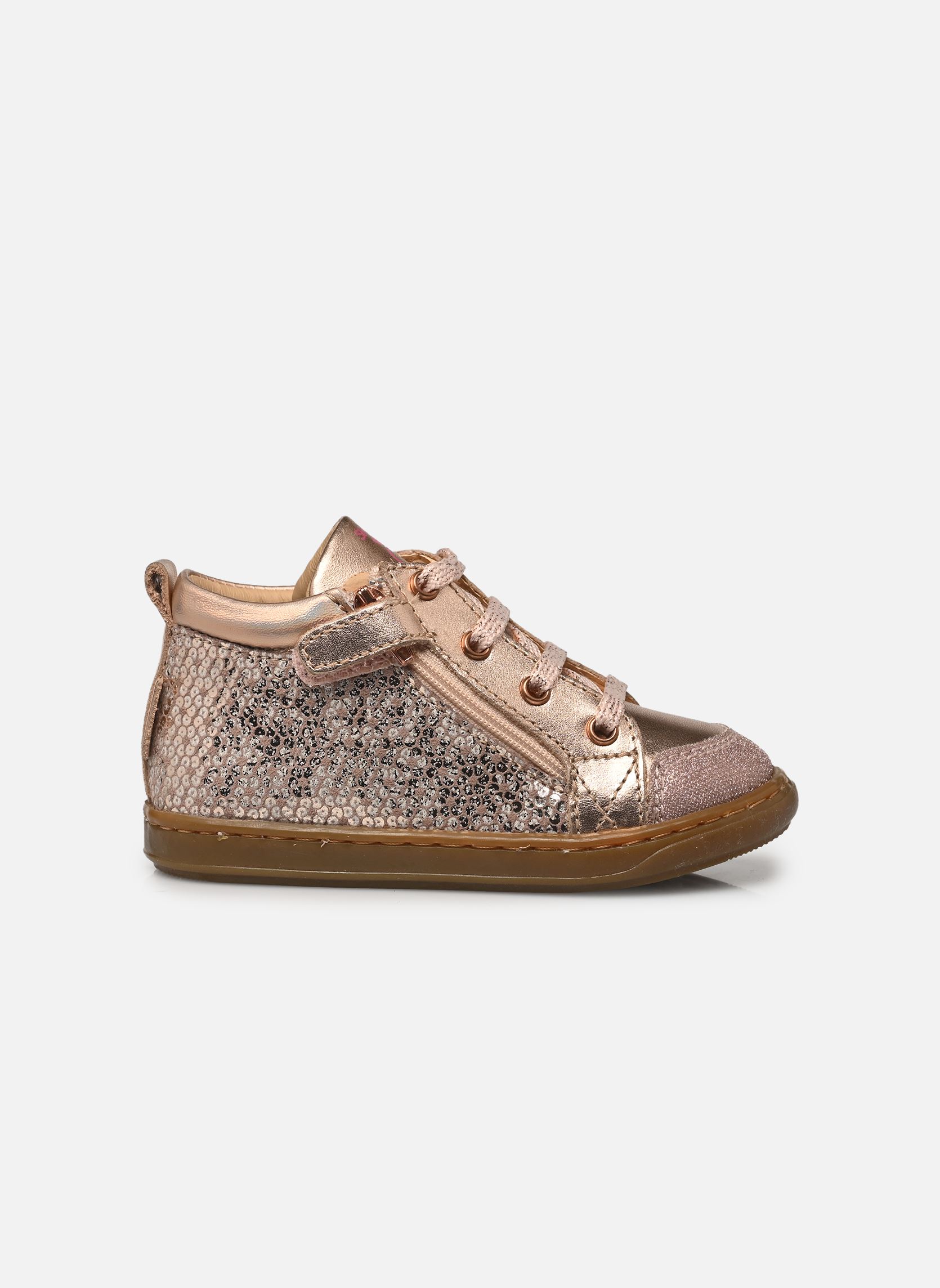 Babyschoenen Bouba Bi Zip meisjes roze Shoo Pom Babyschoenen Bouba Bi Zip meisjes roze SAND-COPPER