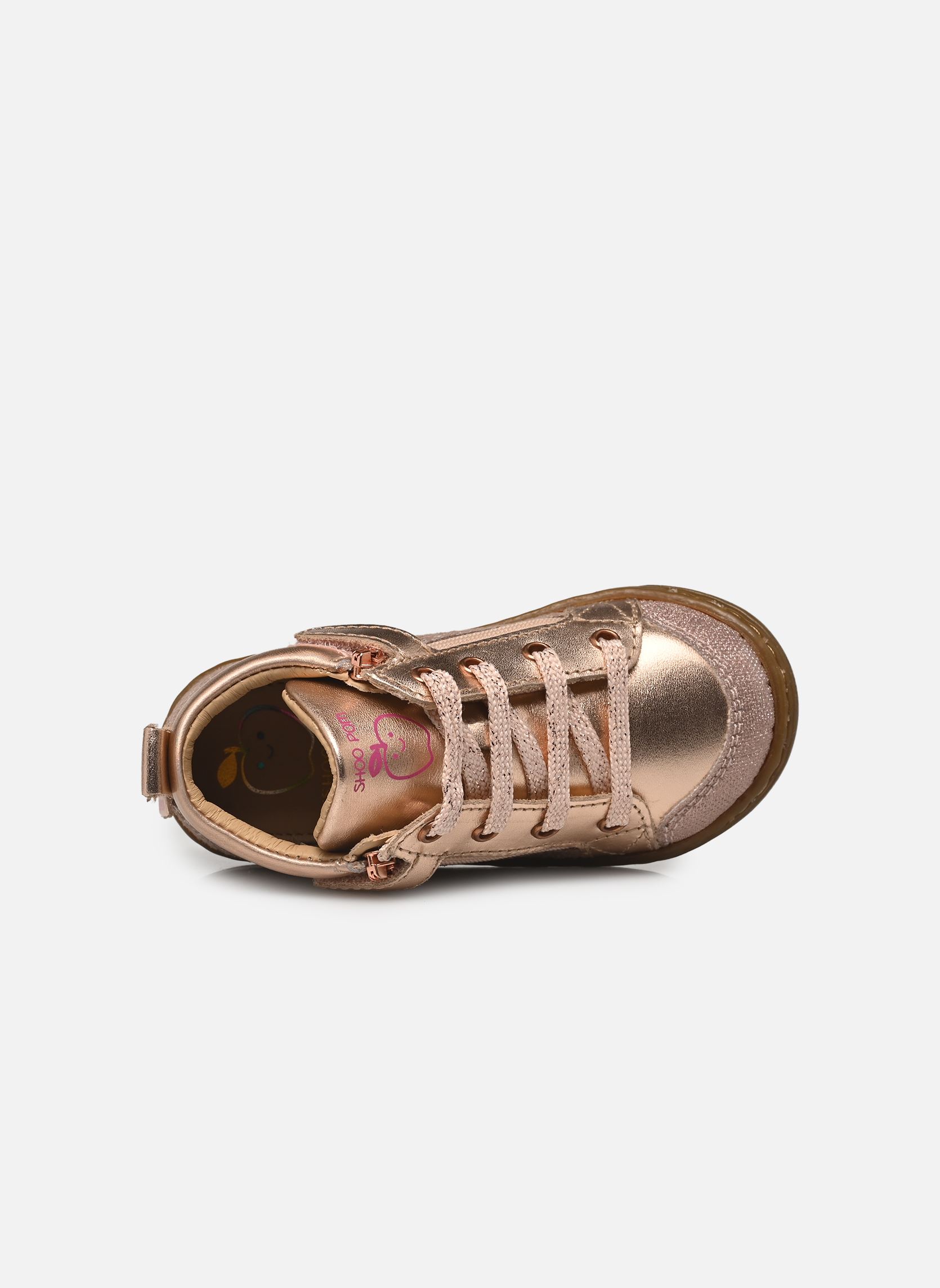 Babyschoenen Bouba Bi Zip meisjes roze Shoo Pom Babyschoenen Bouba Bi Zip meisjes roze SAND-COPPER