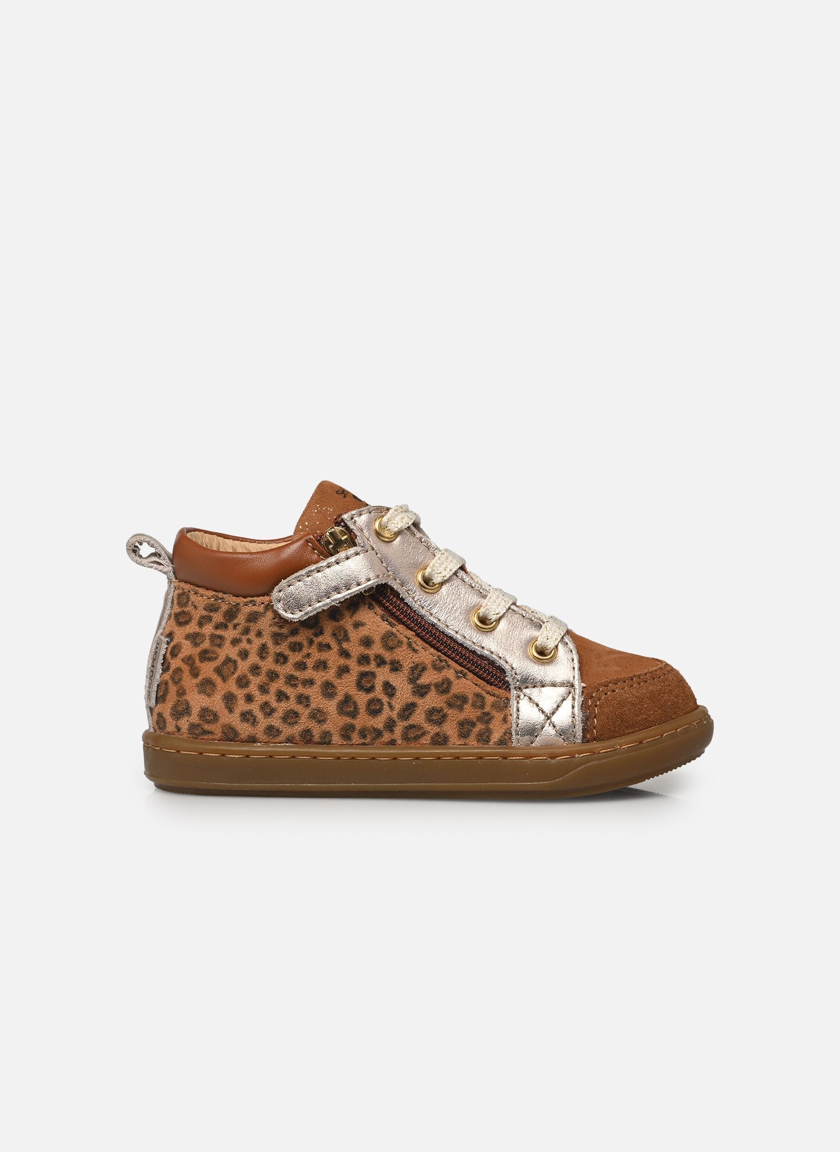 Chaussures premiers pas Bouba Bi Zip fille marron Shoo Pom Chaussures premiers pas Bouba Bi Zip fille marron CAMEL 2