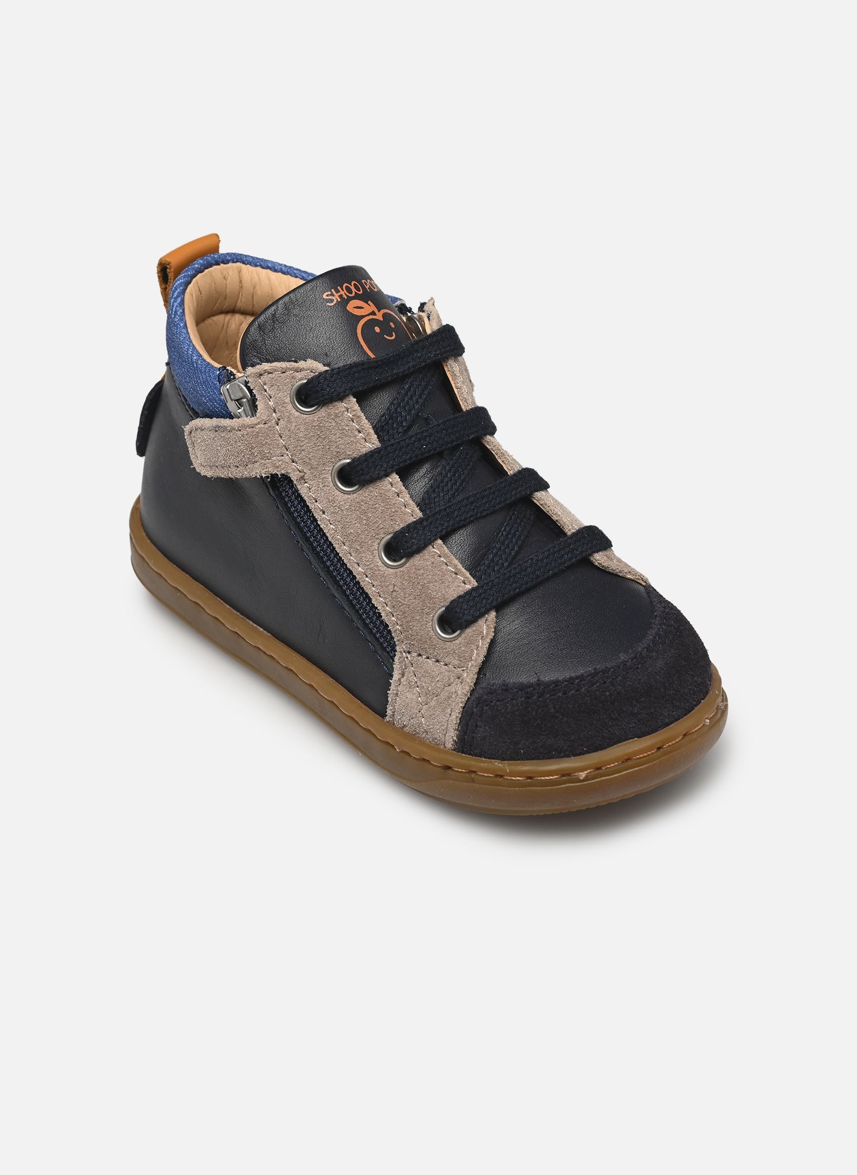 Babyschoenen Bouba Bi Zip jongens blauw Shoo Pom Babyschoenen Bouba Bi Zip jongens blauw NAVY 2