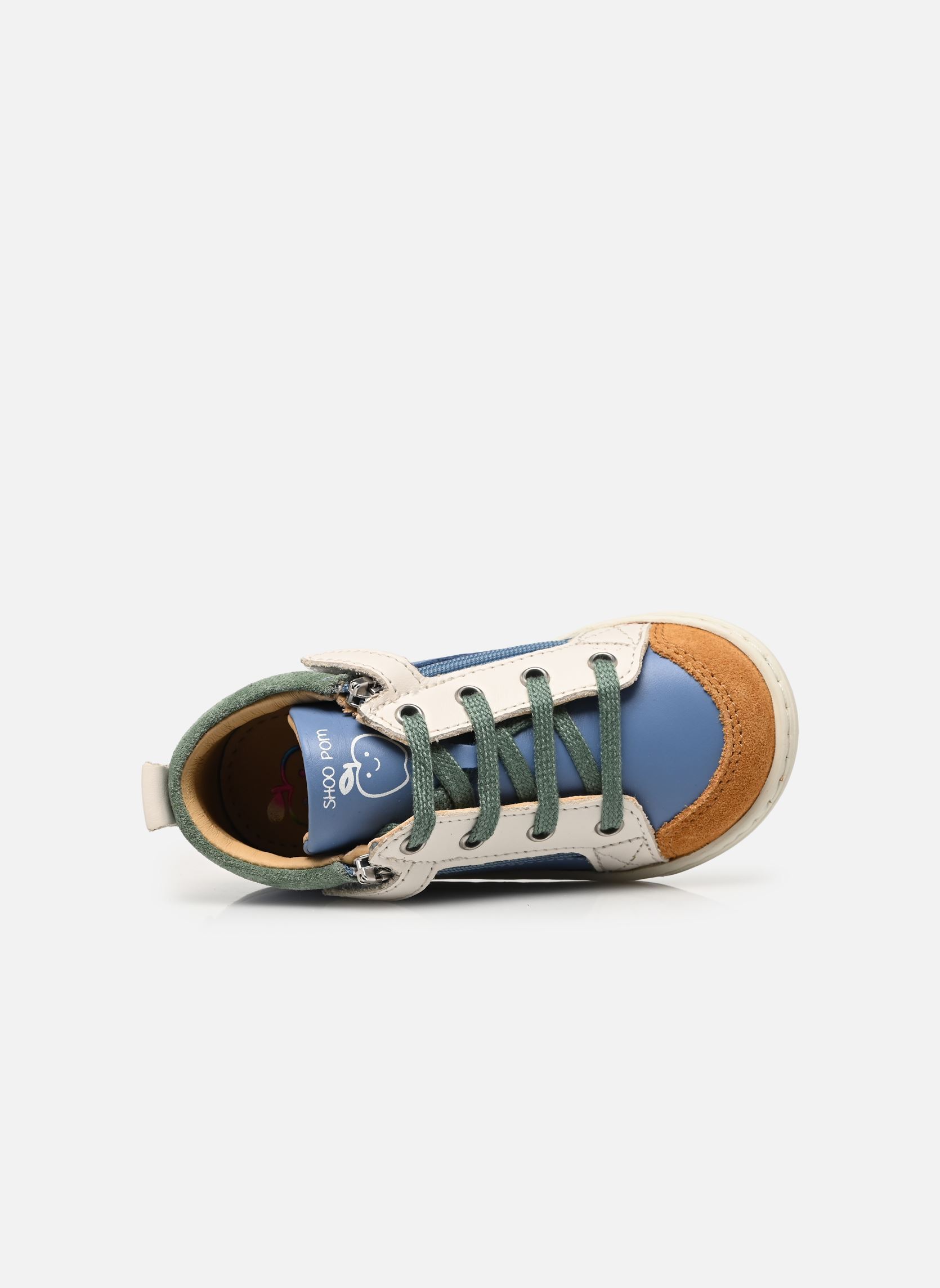 Chaussures premiers pas Bouba Bi Zip garçon bleu Shoo Pom Chaussures premiers pas Bouba Bi Zip garçon bleu JEANS-CAMEL