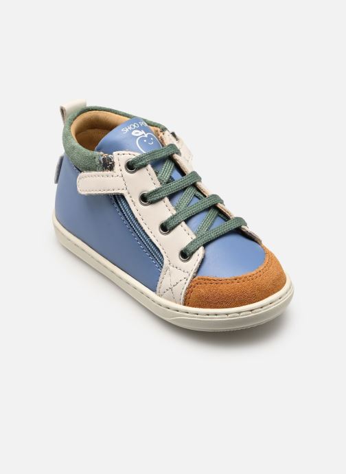 Shoo Pom Chaussures premiers pas Bouba Bi Zip garçon bleu