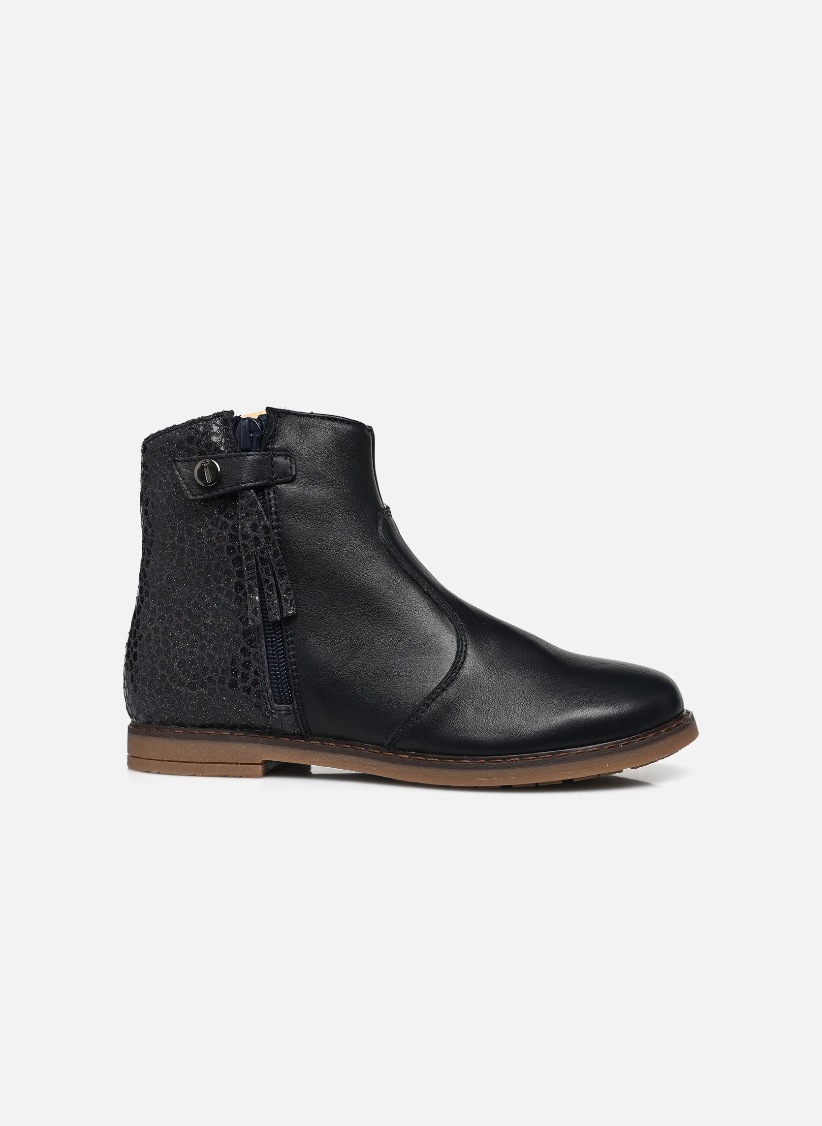 Enkellaarsjes Kenza meisjes blauw Babybotte Enkellaarsjes Kenza meisjes blauw TEXANO BLU/FOX AMBR TRASP