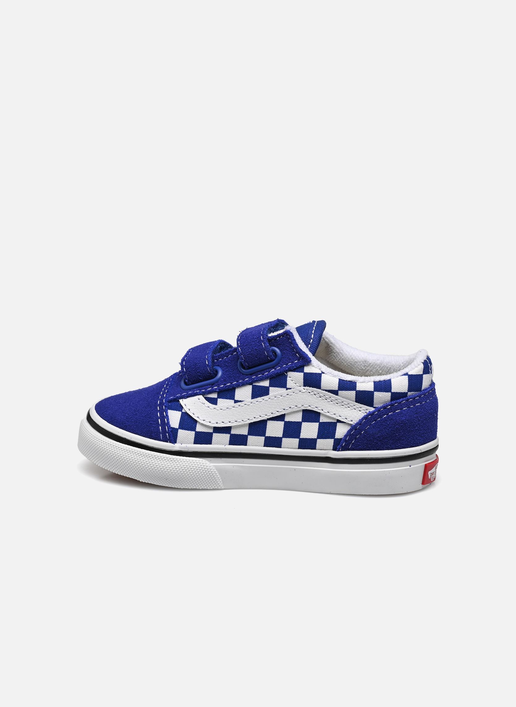 Baskets basses Old Skool V BB garçon bleu Vans Baskets basses Old Skool V BB garçon bleu COLOR THEORY CHECKERBOARD SURF