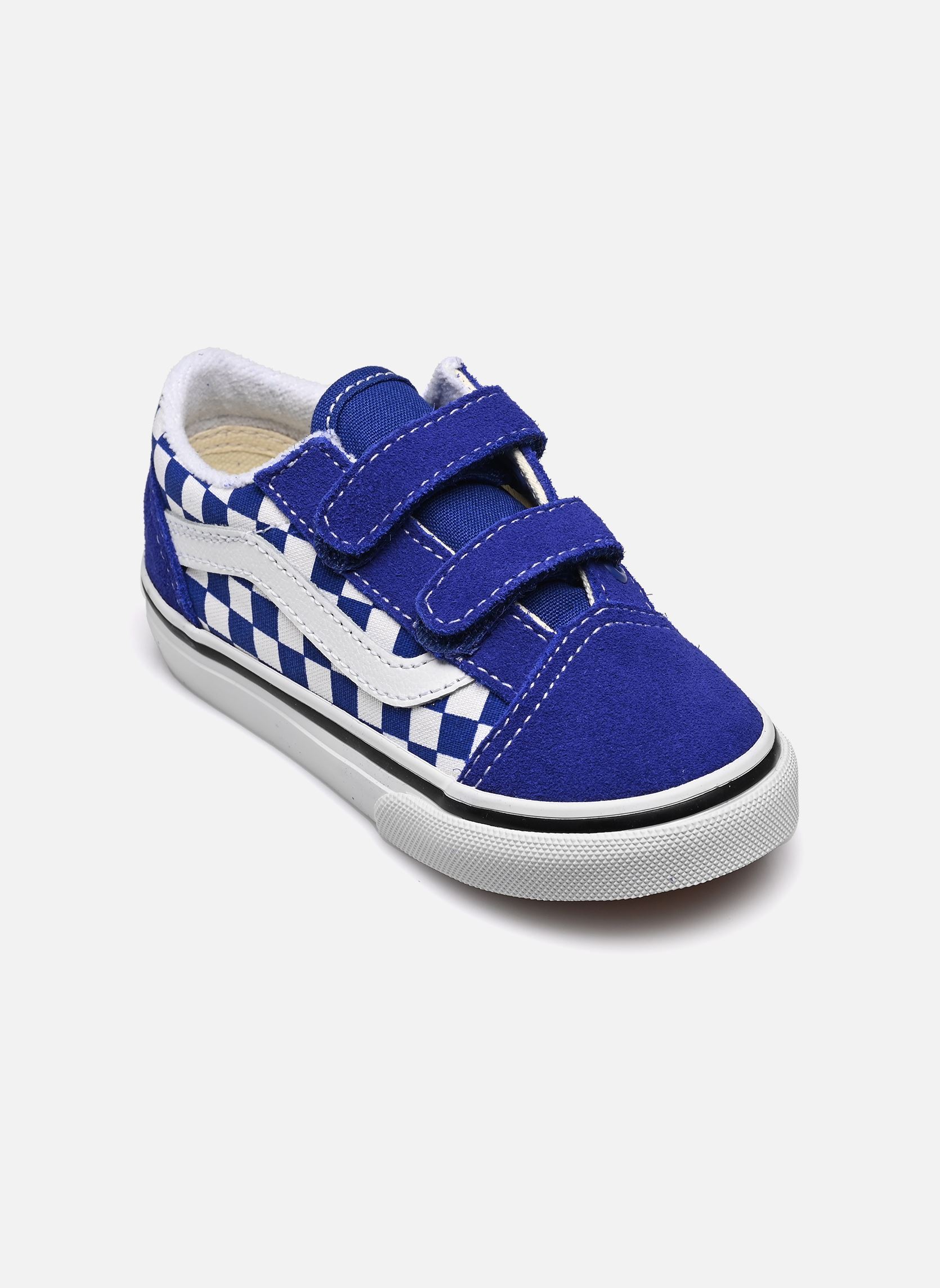 Baskets basses Old Skool V BB garçon bleu Vans Baskets basses Old Skool V BB garçon bleu COLOR THEORY CHECKERBOARD SURF