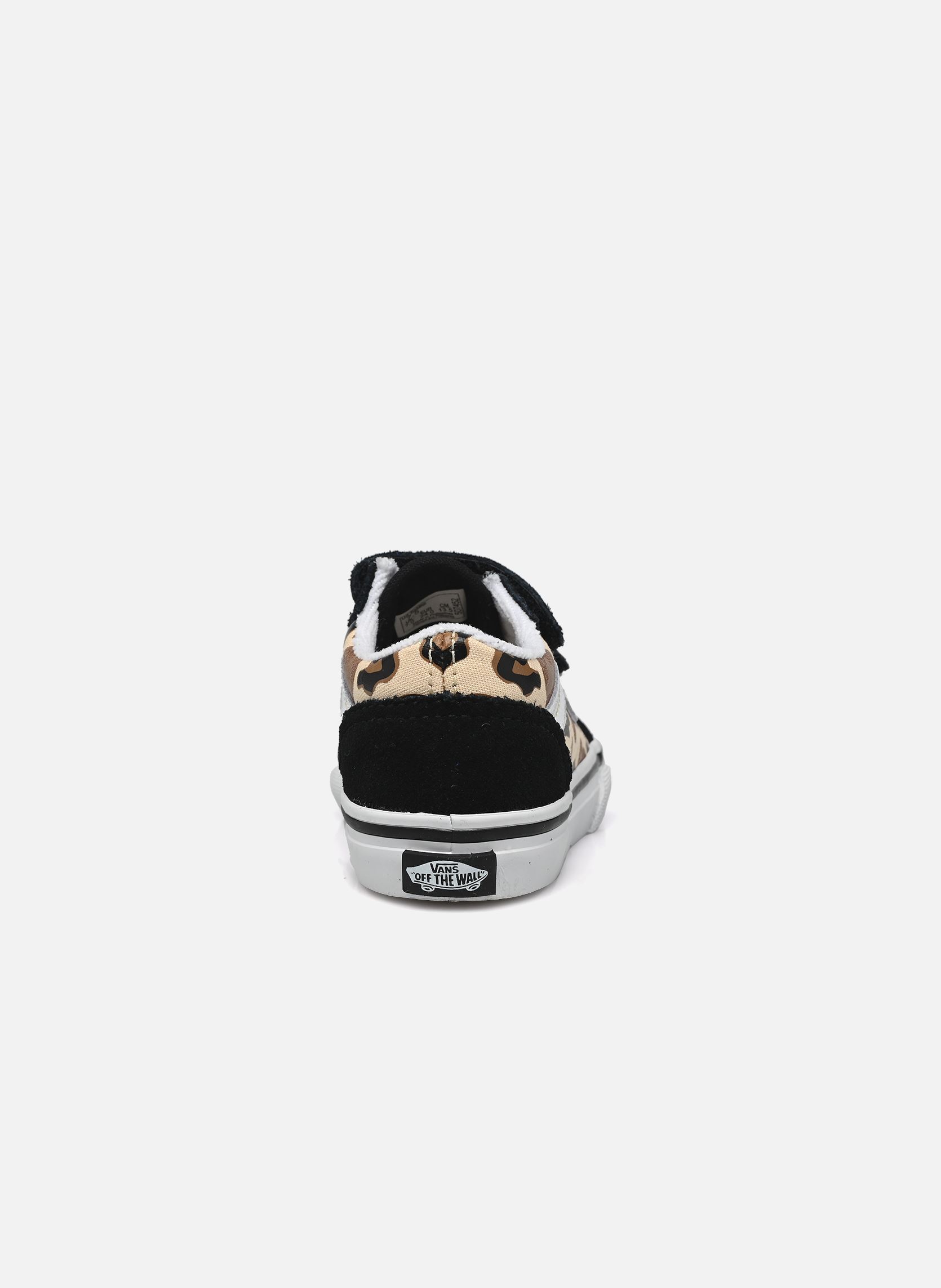 Niedrige Sneaker Old Skool V BB mädchen braun Vans Niedrige Sneaker Old Skool V BB mädchen braun LEOPARD GLITTER BLACK/BROWN