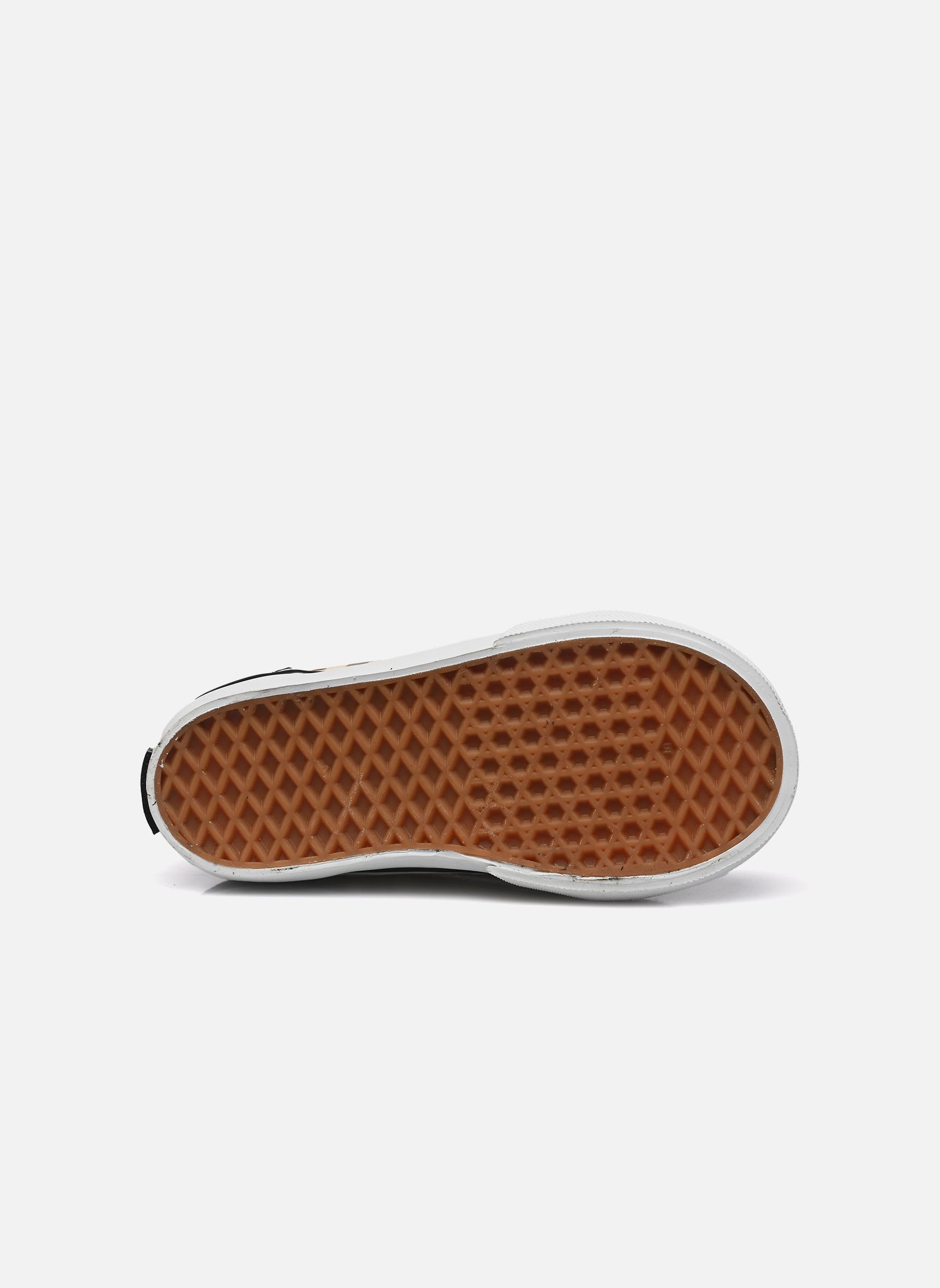 Niedrige Sneaker Old Skool V BB mädchen braun Vans Niedrige Sneaker Old Skool V BB mädchen braun LEOPARD GLITTER BLACK/BROWN