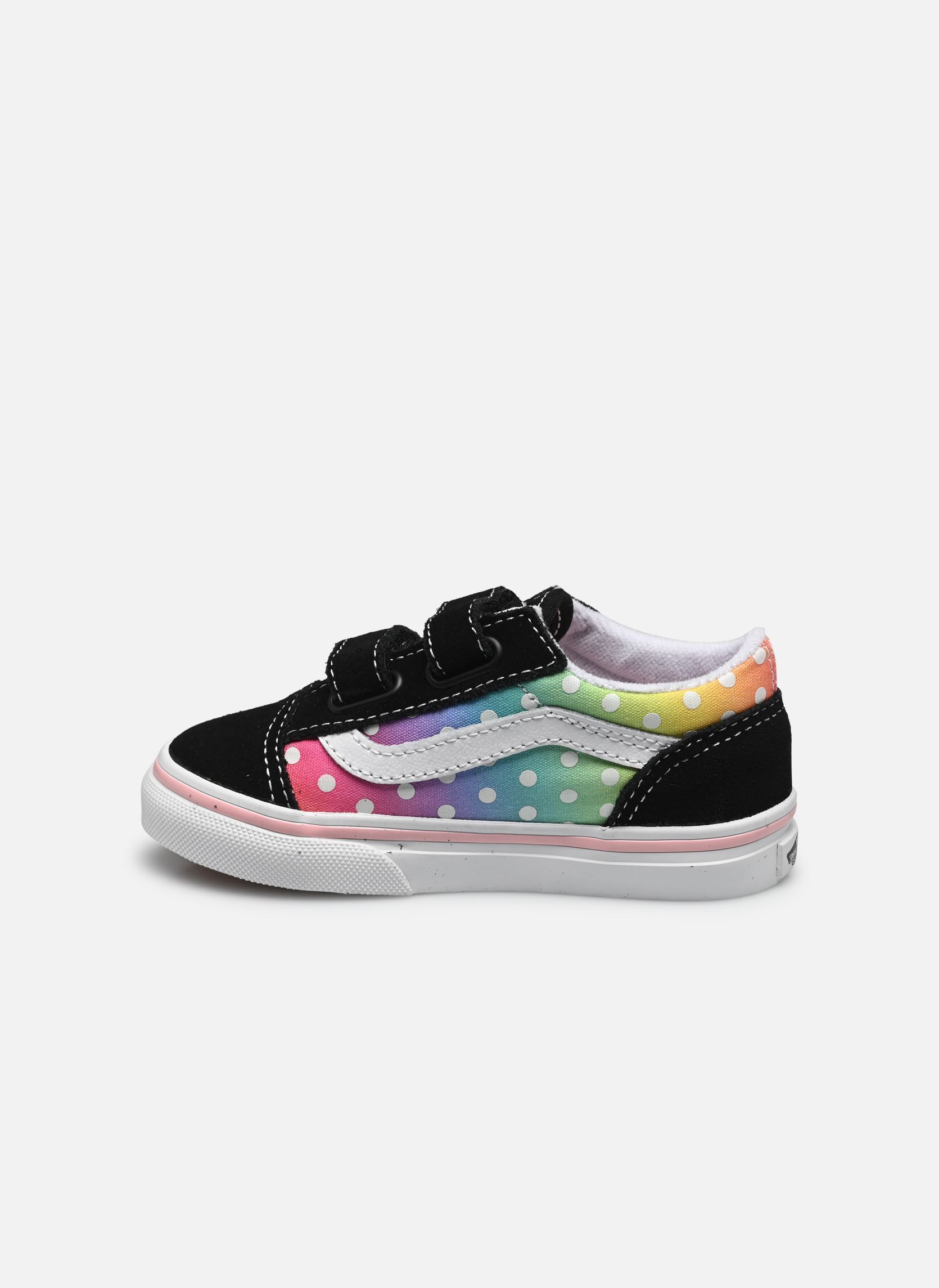 Baskets basses Old Skool V BB fille multicolore Vans Baskets basses Old Skool V BB fille multicolore GLOW RAINBOW BLACK/MULTI