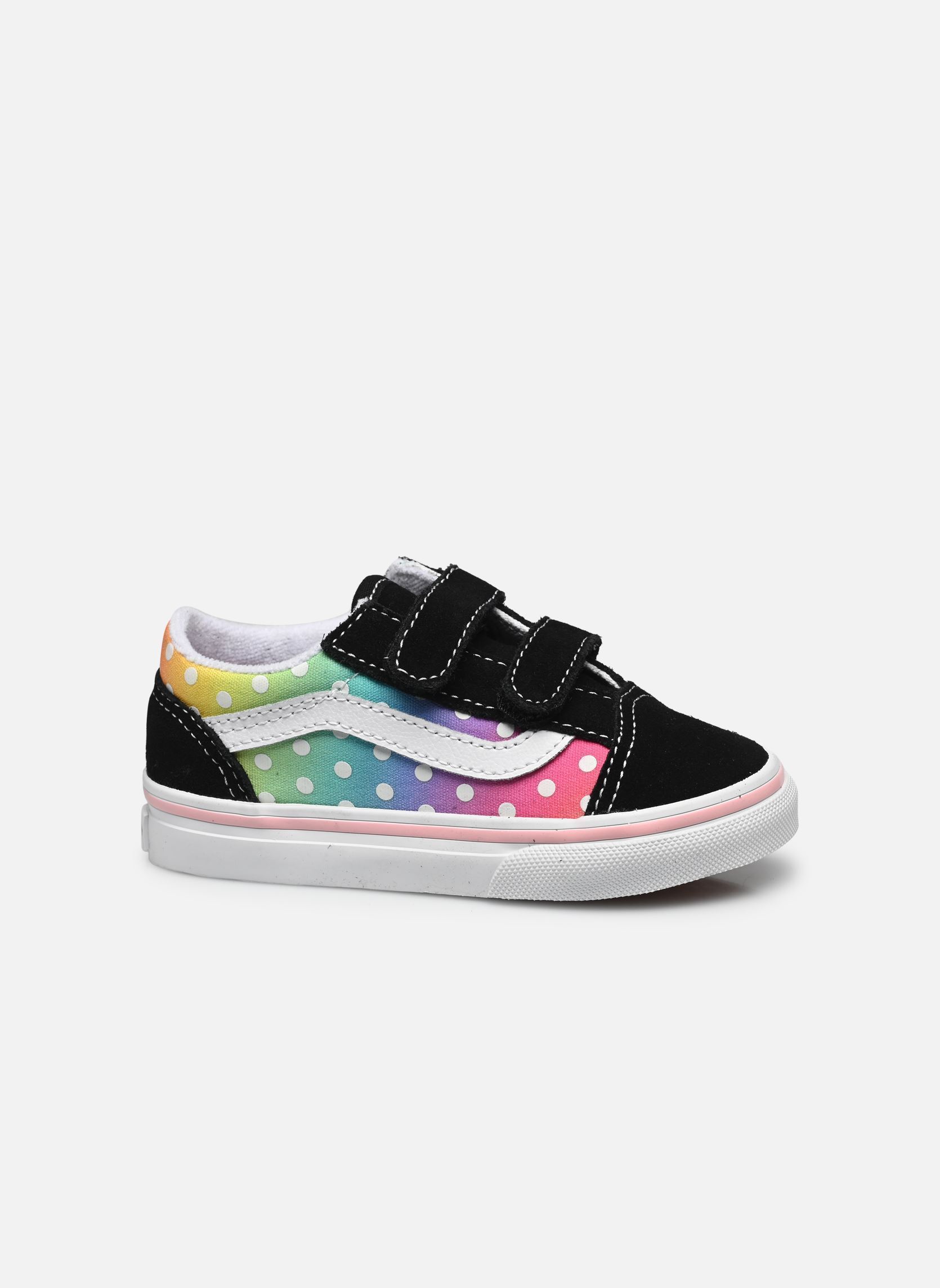 Baskets basses Old Skool V BB fille multicolore Vans Baskets basses Old Skool V BB fille multicolore GLOW RAINBOW BLACK/MULTI