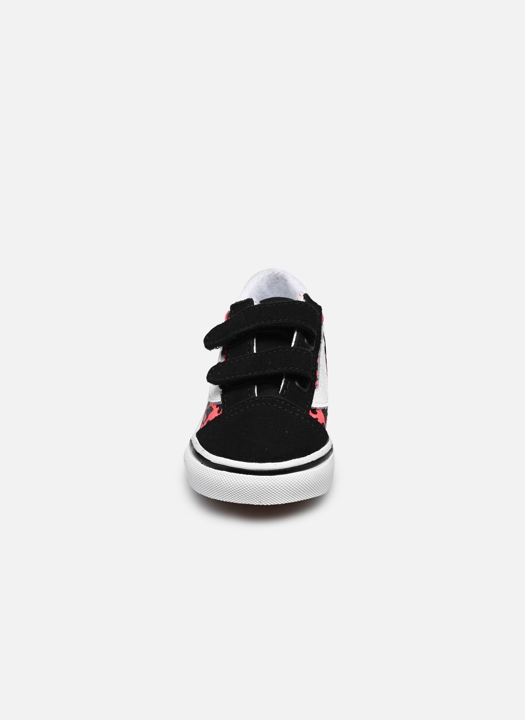 Baskets basses Old Skool V BB fille rose Vans Baskets basses Old Skool V BB fille rose FOC - GLITTER LEOPARD DIVA PIN