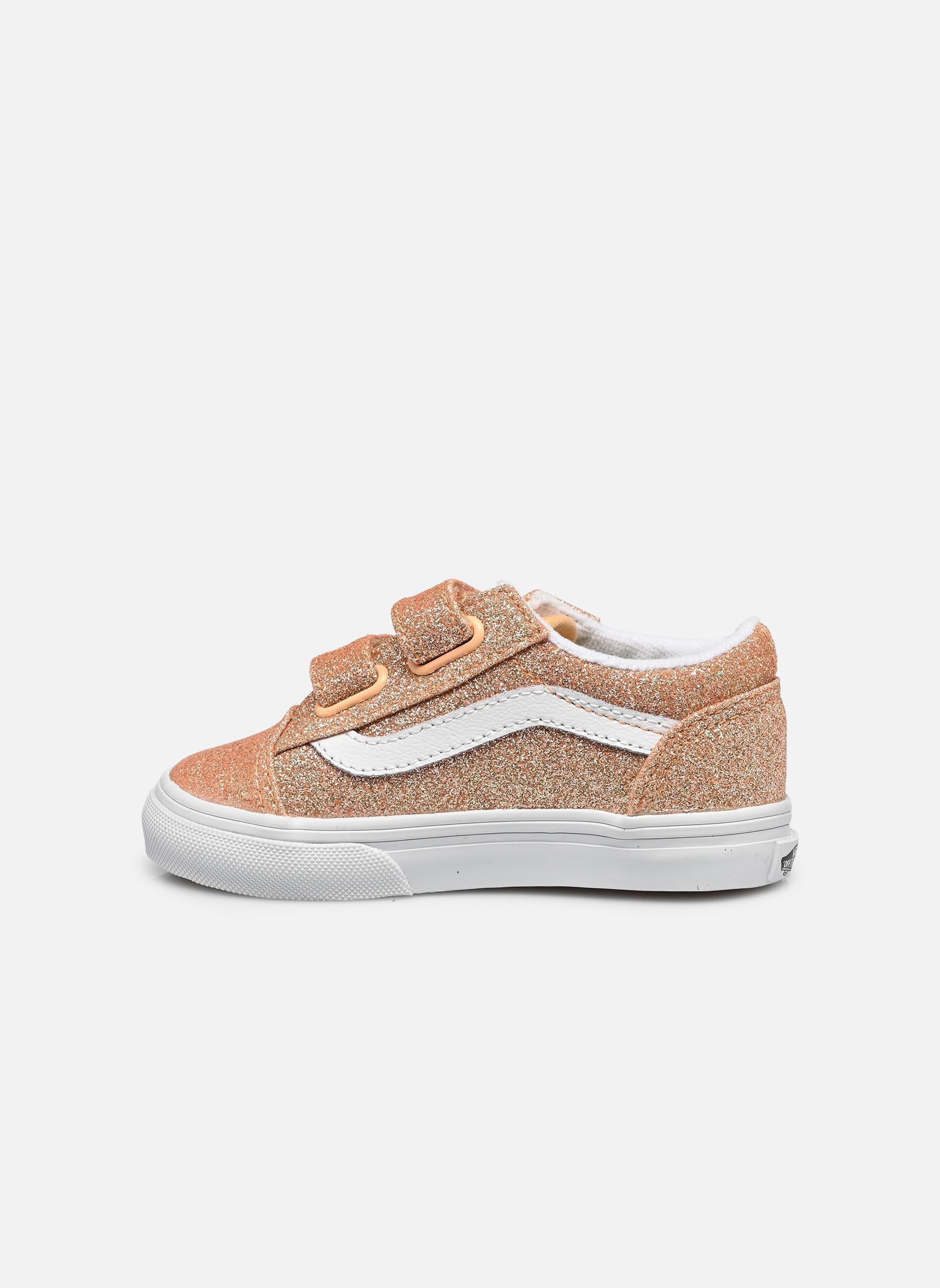 Baskets basses Old Skool V BB fille orange Vans Baskets basses Old Skool V BB fille orange FNL - GLITTER APRICOT GLOW