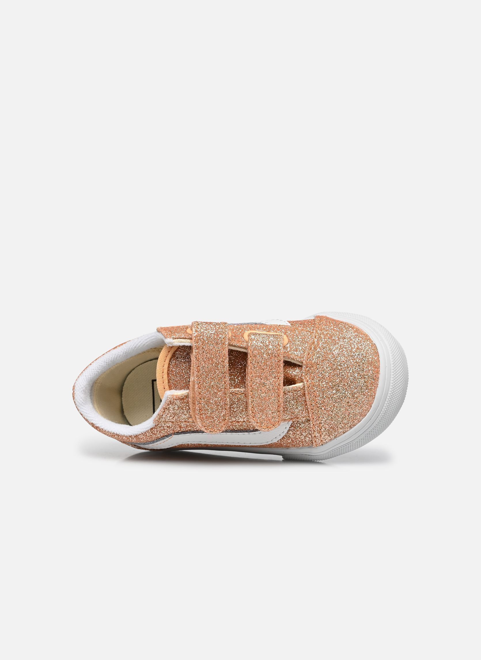 Baskets basses Old Skool V BB fille orange Vans Baskets basses Old Skool V BB fille orange FNL - GLITTER APRICOT GLOW