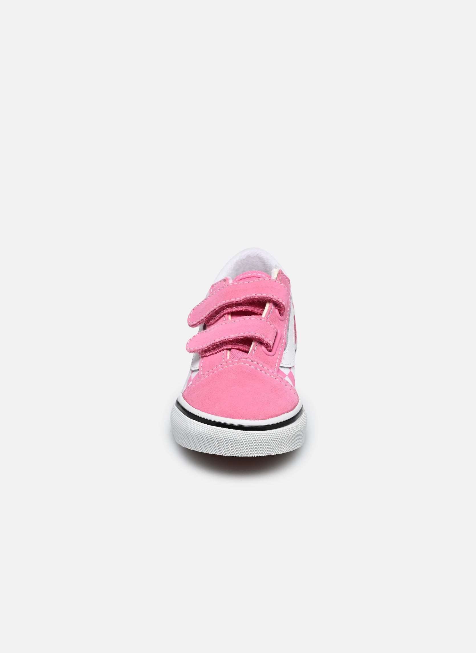 Niedrige Sneaker Old Skool V BB mädchen rosa Vans Niedrige Sneaker Old Skool V BB mädchen rosa FRQ - COLOR THEORY CHECKERBOAR