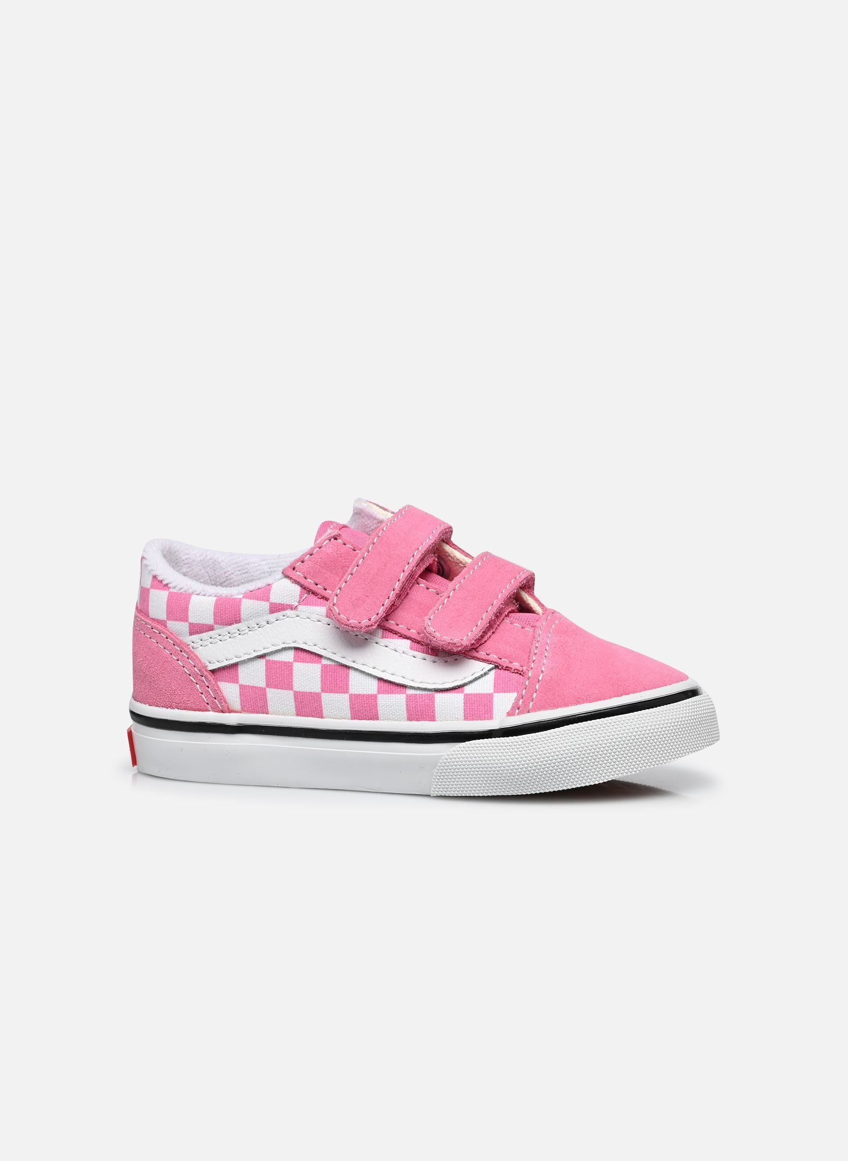 Niedrige Sneaker Old Skool V BB mädchen rosa Vans Niedrige Sneaker Old Skool V BB mädchen rosa FRQ - COLOR THEORY CHECKERBOAR