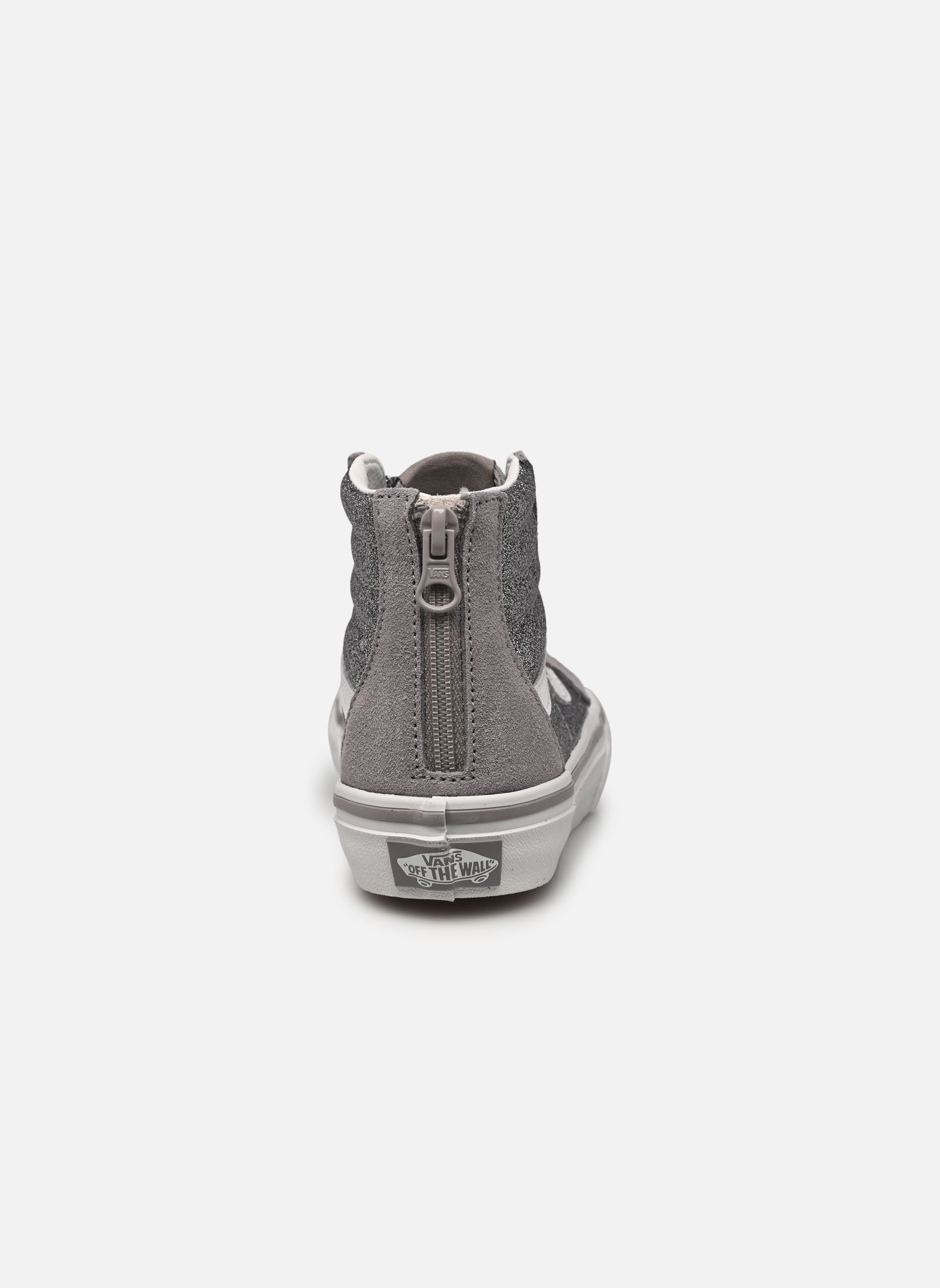 Niedrige Sneaker SK8-Hi Zip mädchen silber Vans Niedrige Sneaker SK8-Hi Zip mädchen silber GLITTER GUNMETAL
