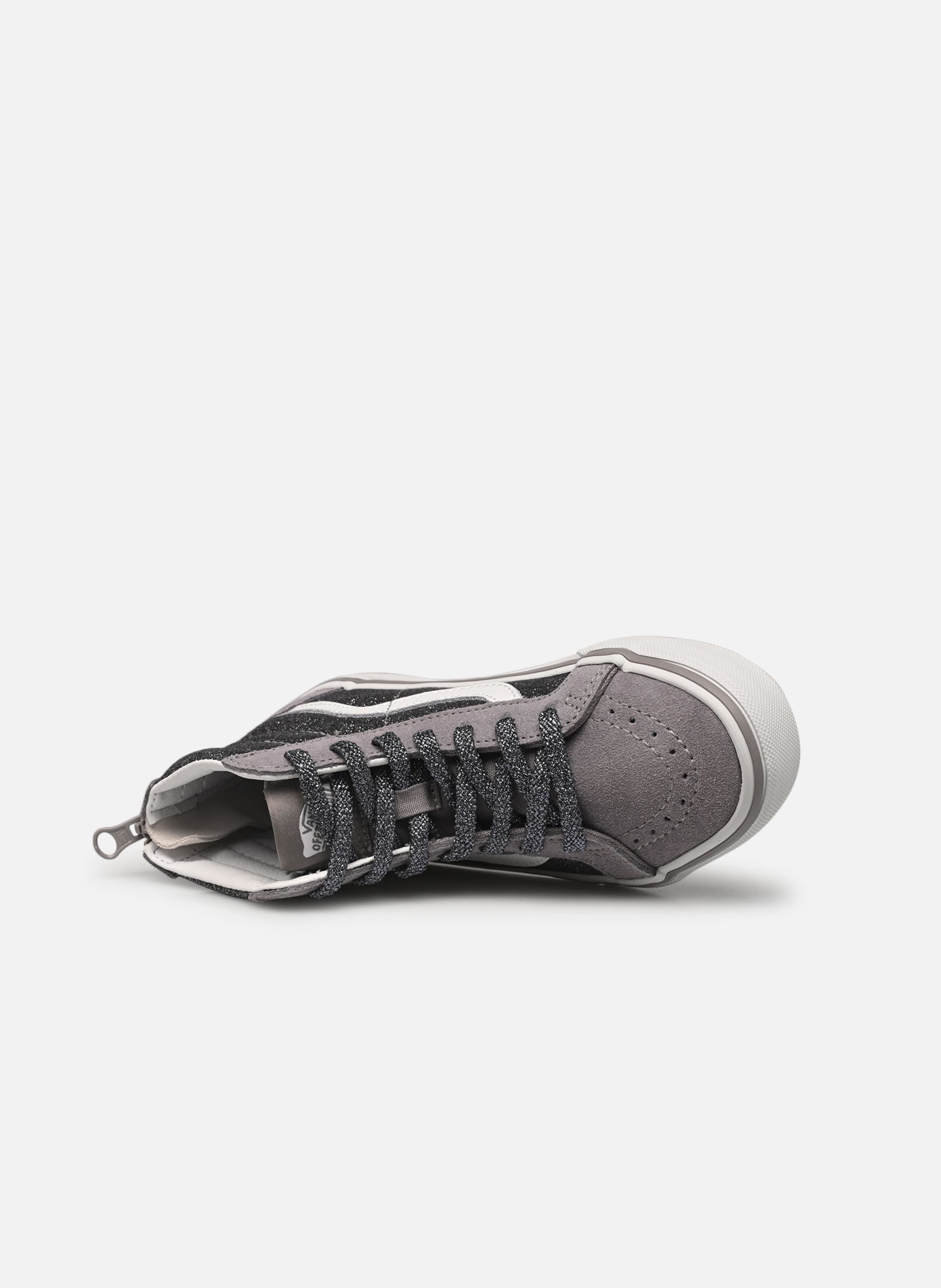 Niedrige Sneaker SK8-Hi Zip mädchen silber Vans Niedrige Sneaker SK8-Hi Zip mädchen silber GLITTER GUNMETAL