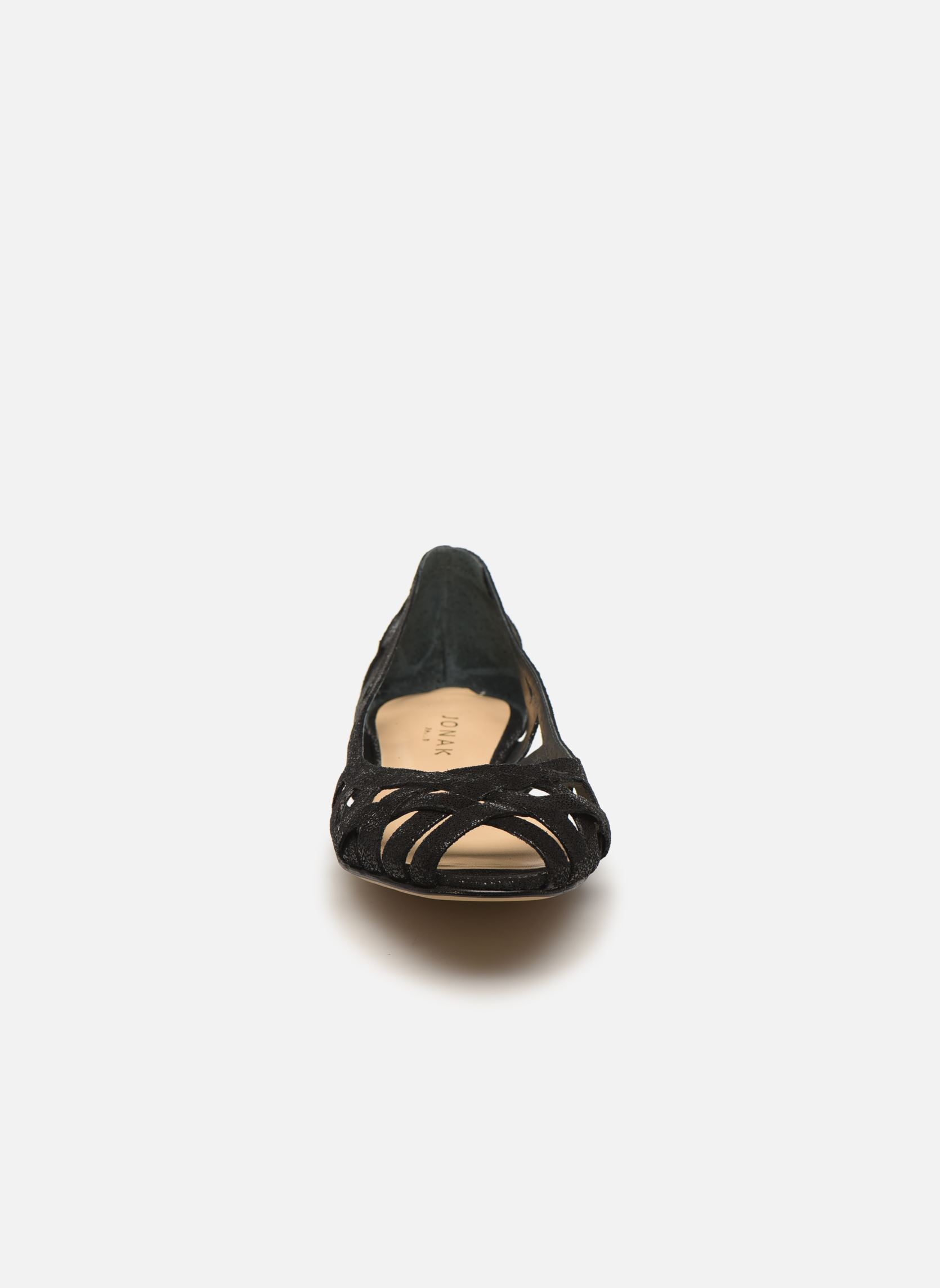 Klassische Ballerinas DERAY damen schwarz Jonak Klassische Ballerinas DERAY damen schwarz croute laminé noir