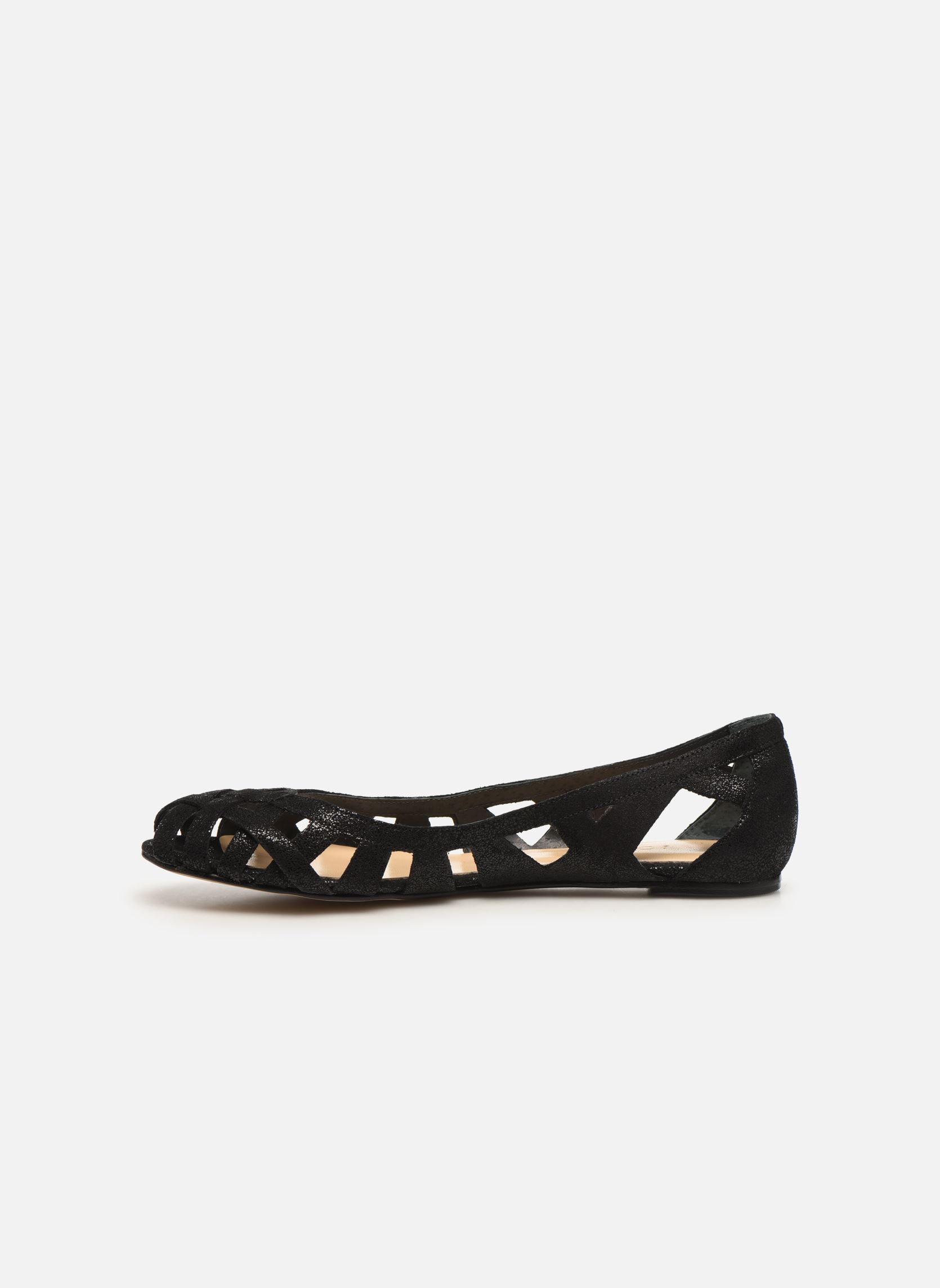 Klassische Ballerinas DERAY damen schwarz Jonak Klassische Ballerinas DERAY damen schwarz croute laminé noir