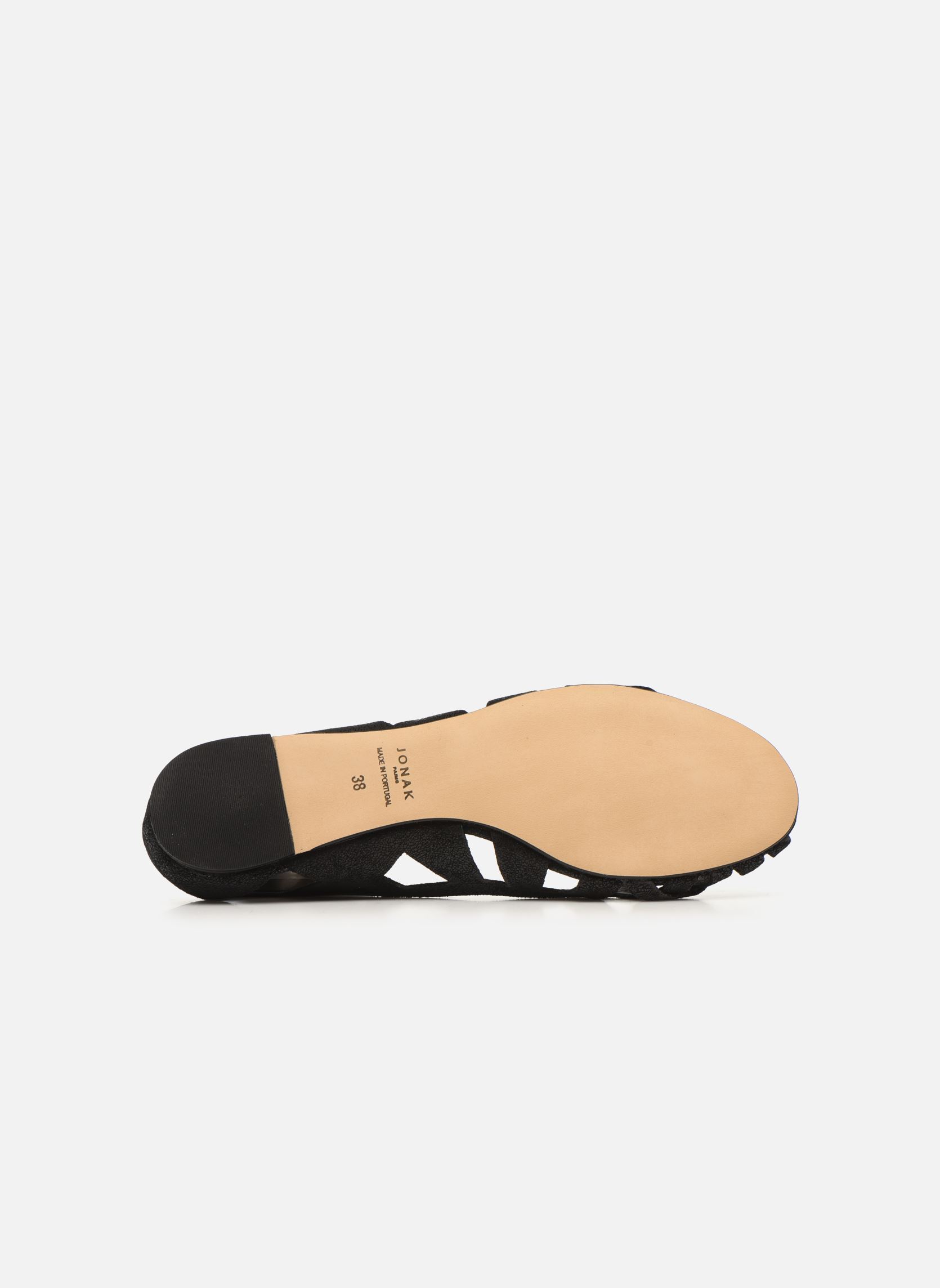 Klassische Ballerinas DERAY damen schwarz Jonak Klassische Ballerinas DERAY damen schwarz croute laminé noir