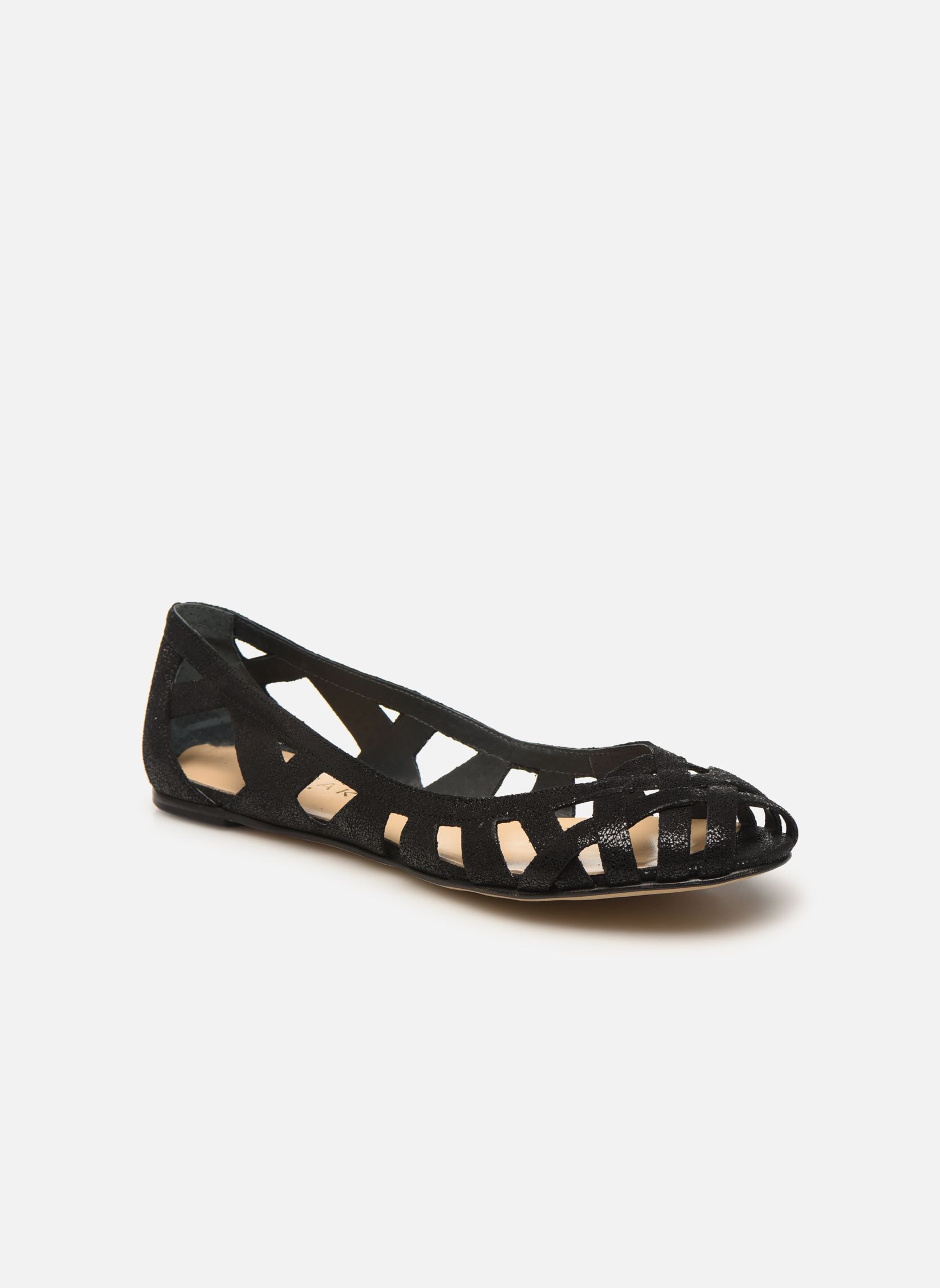Klassische Ballerinas DERAY damen schwarz Jonak Klassische Ballerinas DERAY damen schwarz croute laminé noir
