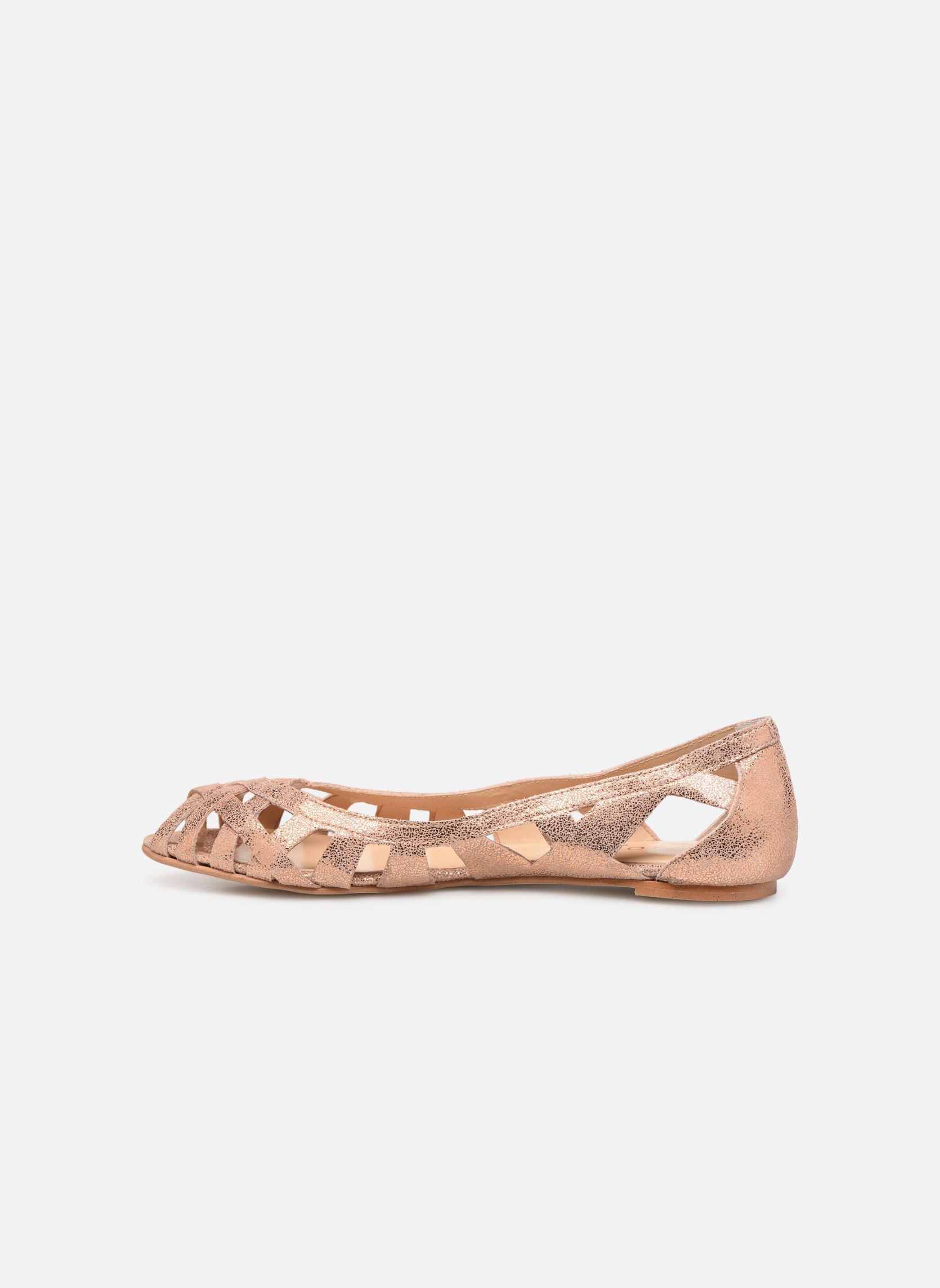 Ballerines classiques DERAY femme rose Jonak Ballerines classiques DERAY femme rose Croute laminée cuivre