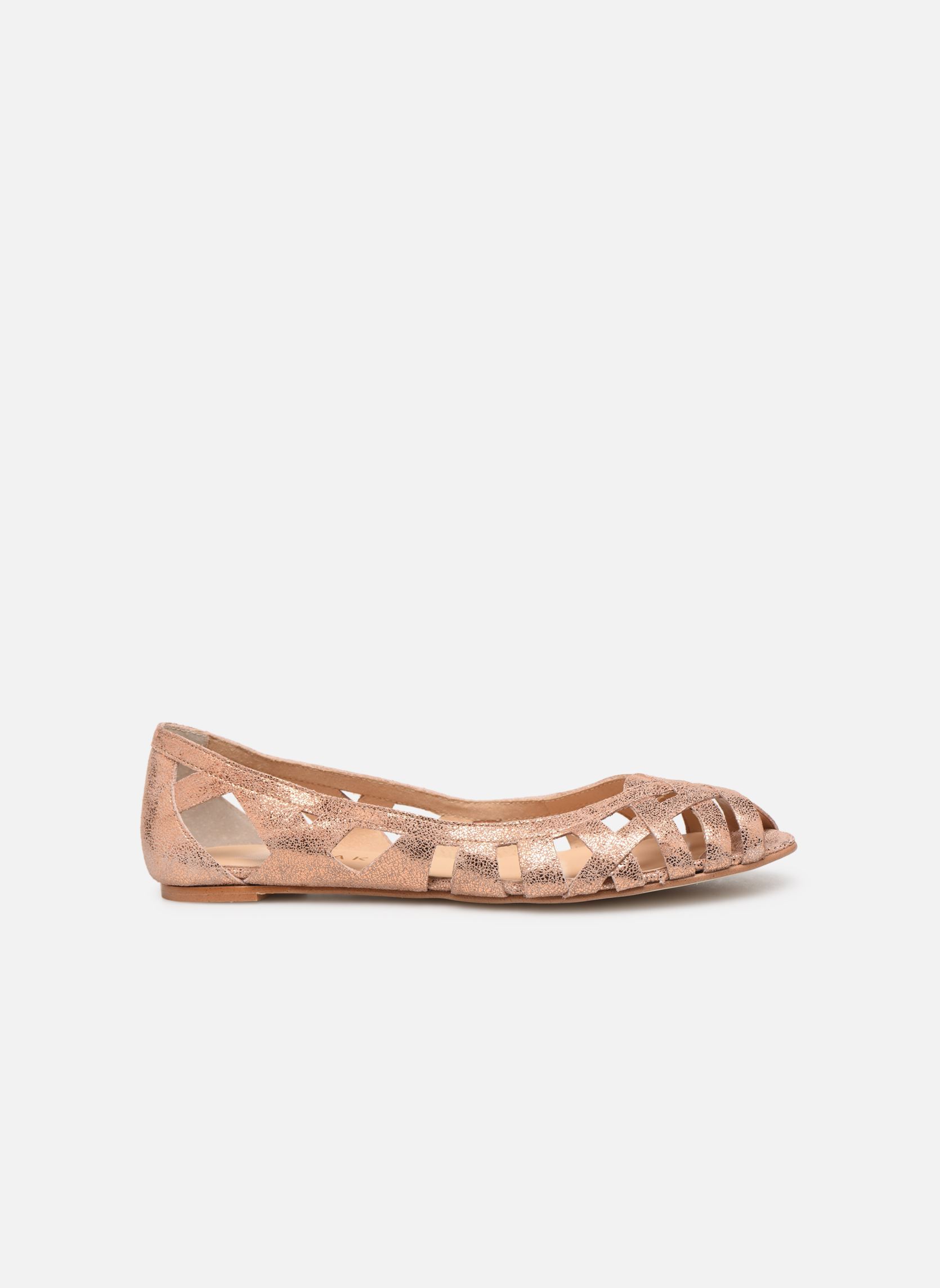 Ballerines classiques DERAY femme rose Jonak Ballerines classiques DERAY femme rose Croute laminée cuivre