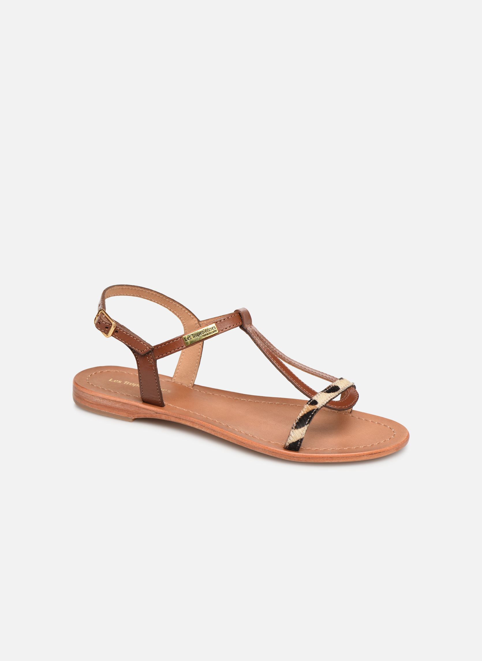 Sandalen Hamat dames bruin Les Tropéziennes par M Belarbi Sandalen Hamat dames bruin TAN/LEOPARD