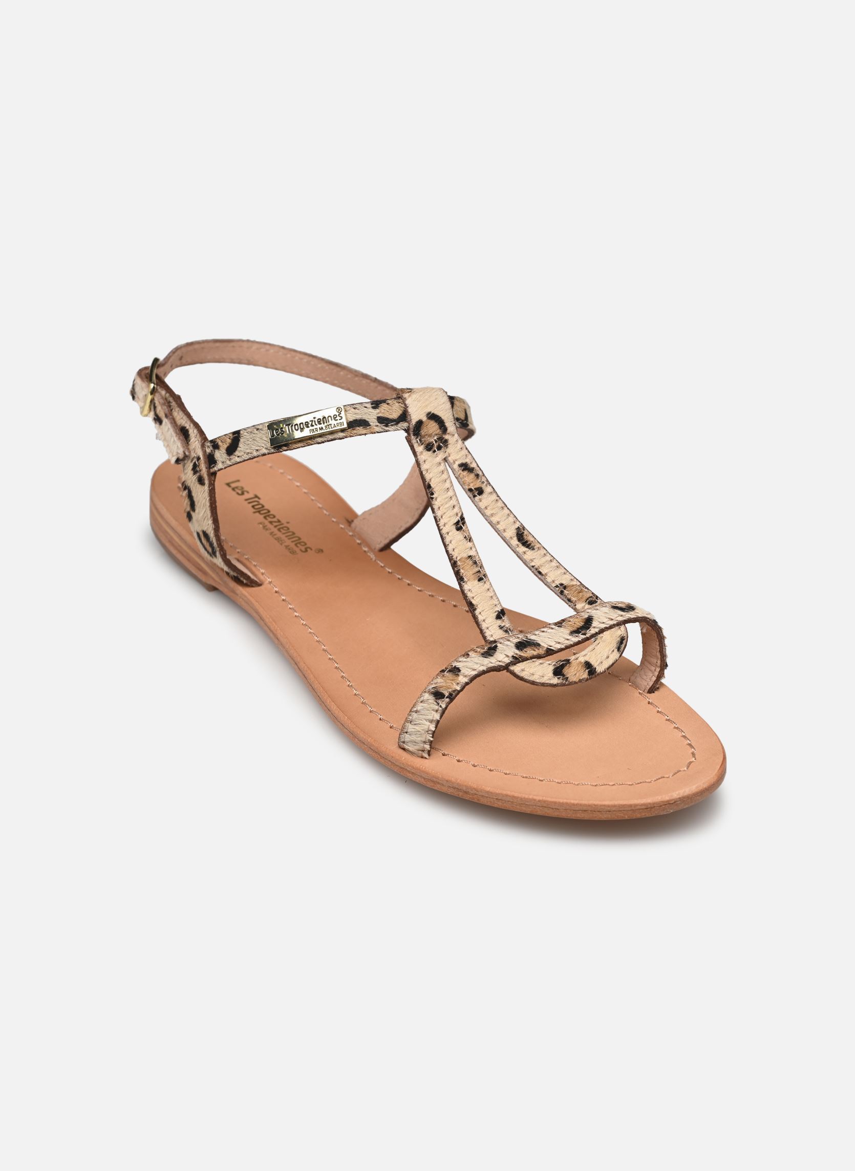 Sandalen Hamat dames beige Les Tropéziennes par M Belarbi Sandalen Hamat dames beige LEOPARD