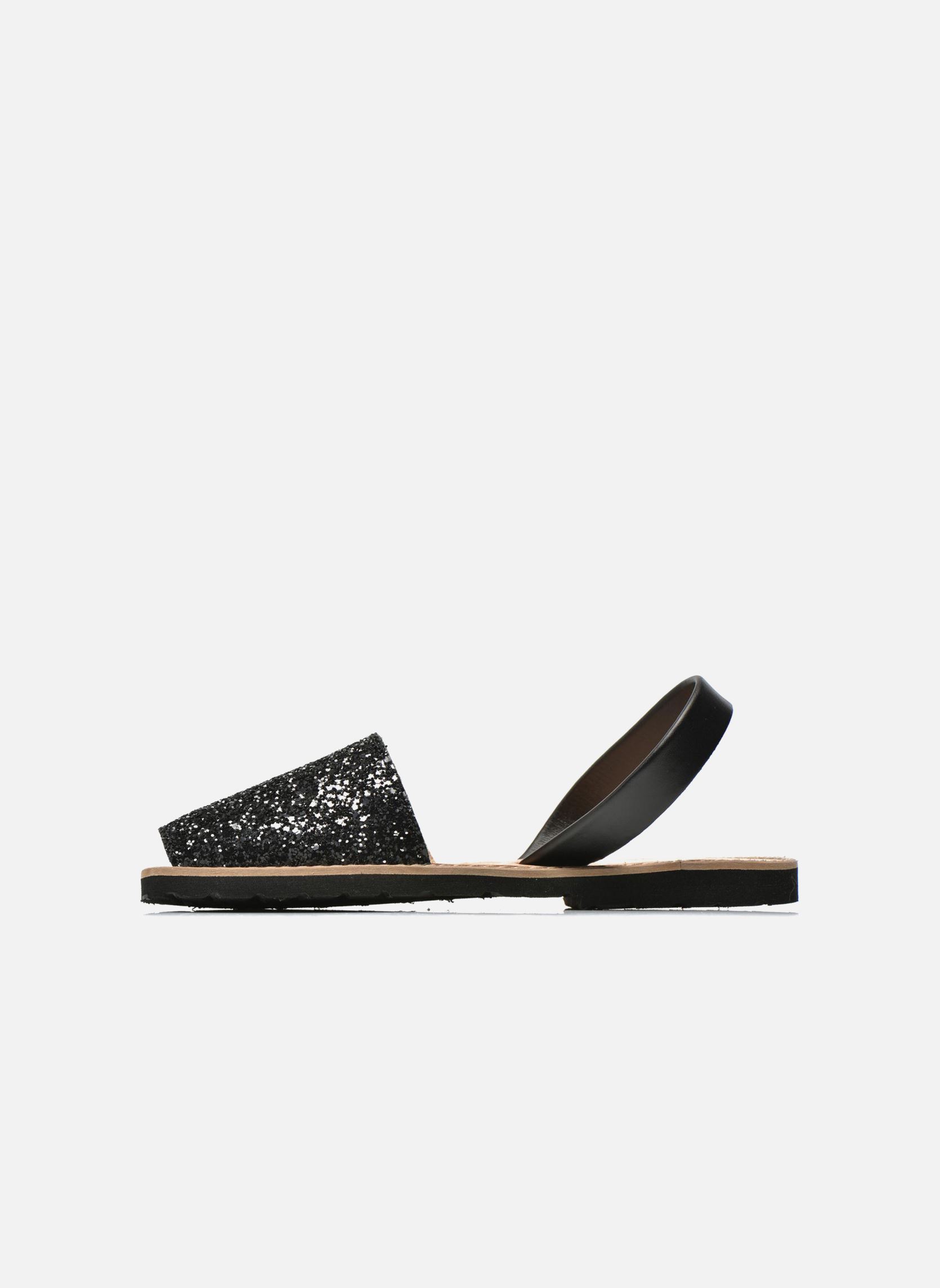 Sandalen Avarca damen schwarz Minorquines Sandalen Avarca damen schwarz PAILLETTES NEGRO