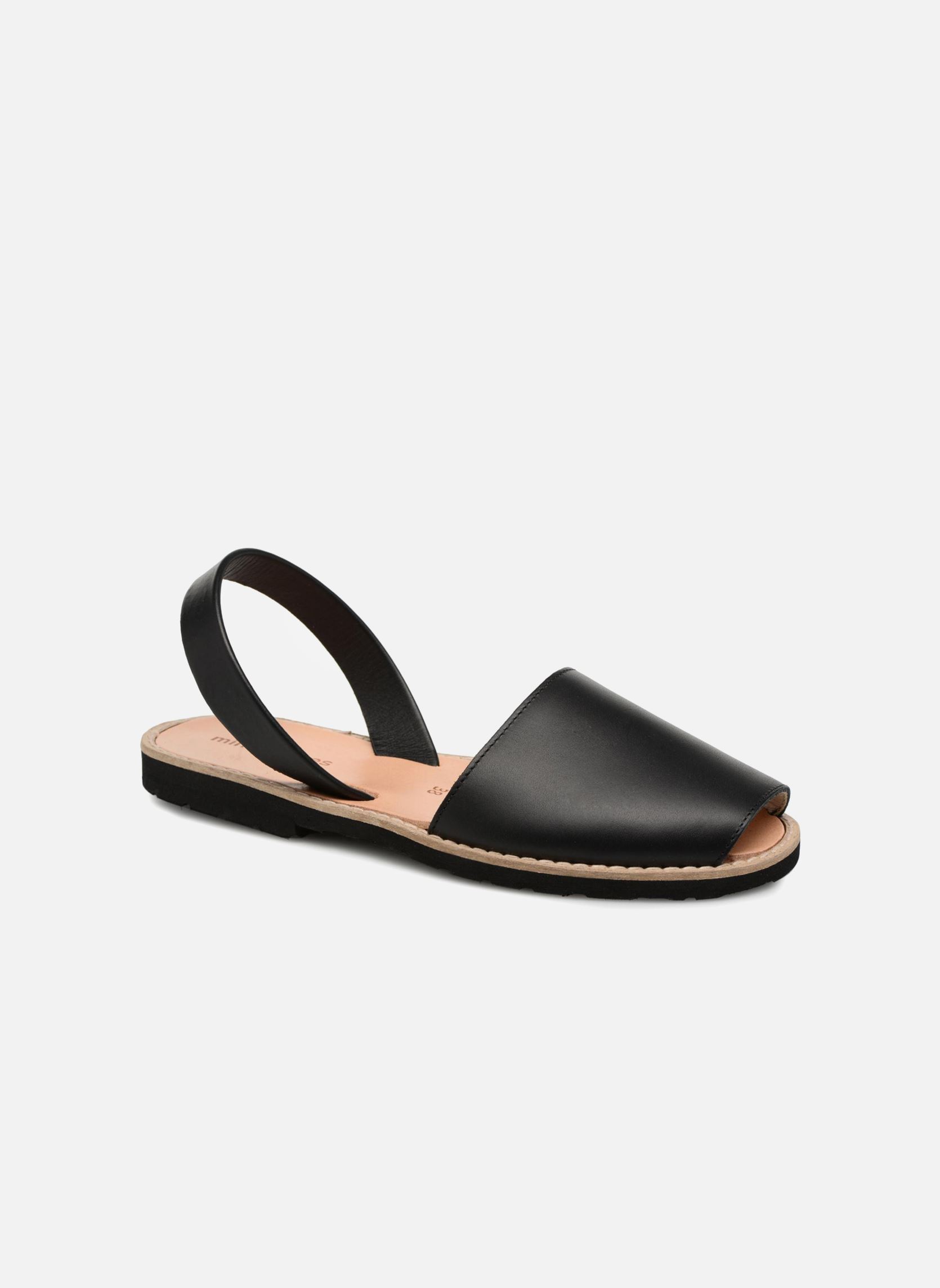Sandalen Avarca dames zwart Minorquines Sandalen Avarca dames zwart CUIR NEGRO