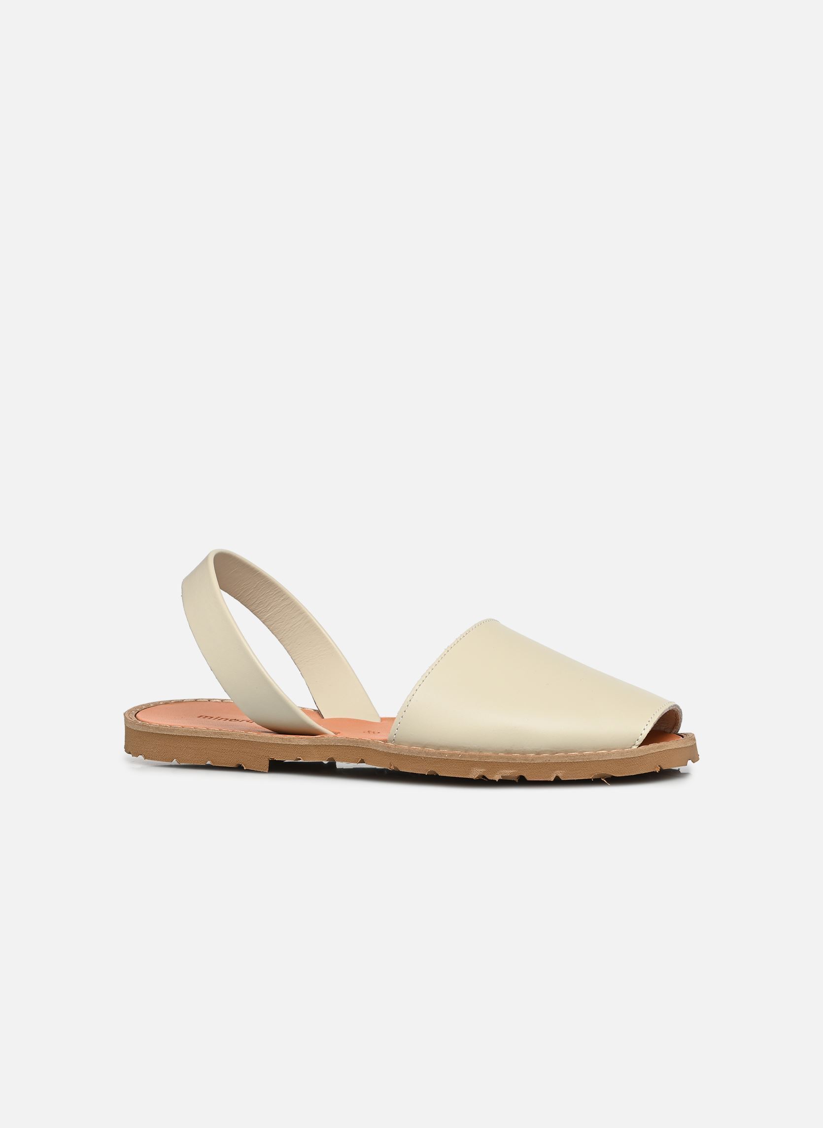 Sandalen Avarca damen weiß Minorquines Sandalen Avarca damen weiß CUIR SALINAS