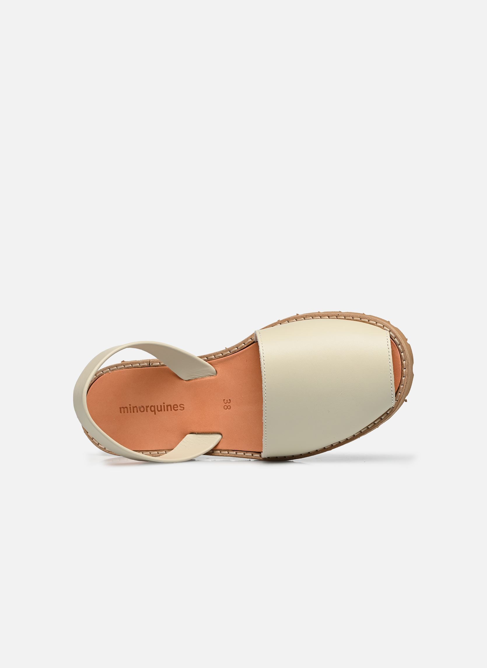 Sandalen Avarca damen weiß Minorquines Sandalen Avarca damen weiß CUIR SALINAS