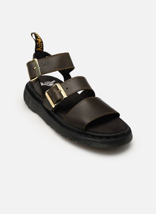 Dr. Martens Sandales compensées et plateformes Gryphon femme vert