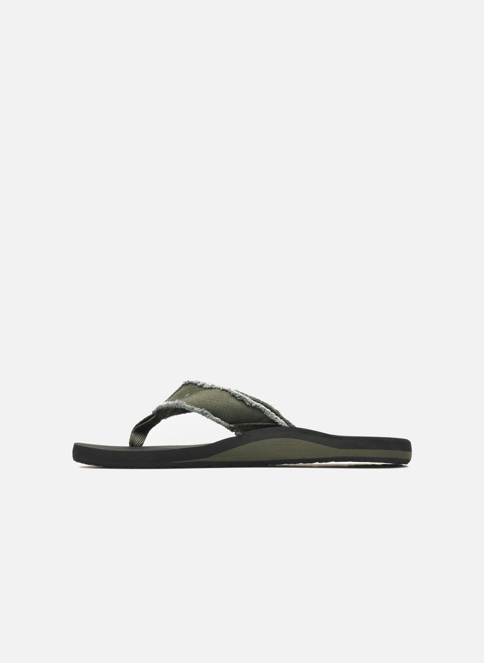 Tongs Monkey Abyss homme vert Quiksilver Tongs Monkey Abyss homme vert Green Black Brown