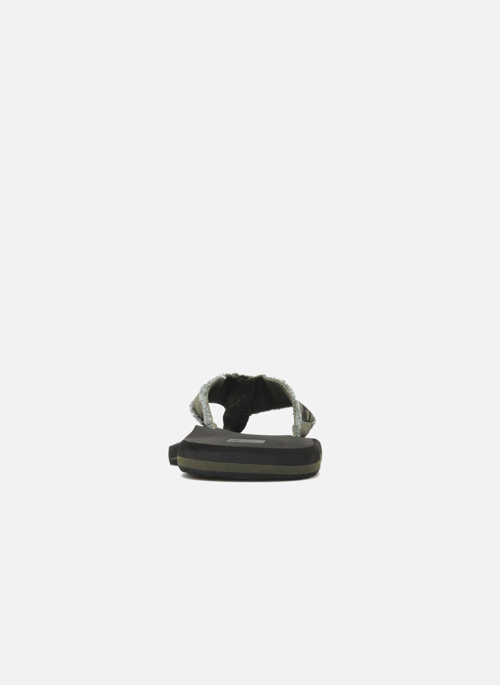 Tongs Monkey Abyss homme vert Quiksilver Tongs Monkey Abyss homme vert Green Black Brown