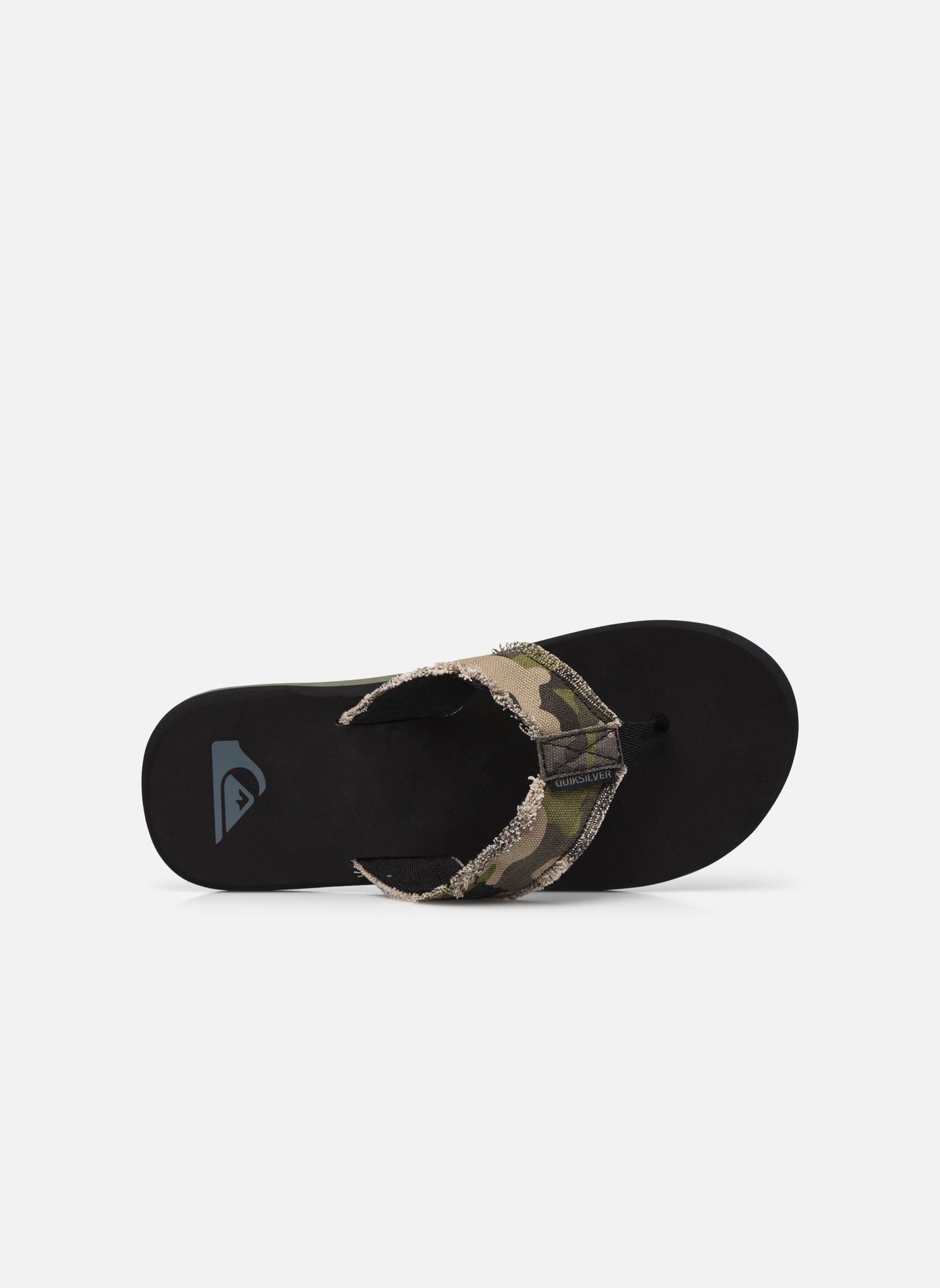 Tongs Monkey Abyss homme vert Quiksilver Tongs Monkey Abyss homme vert Green Brown Black