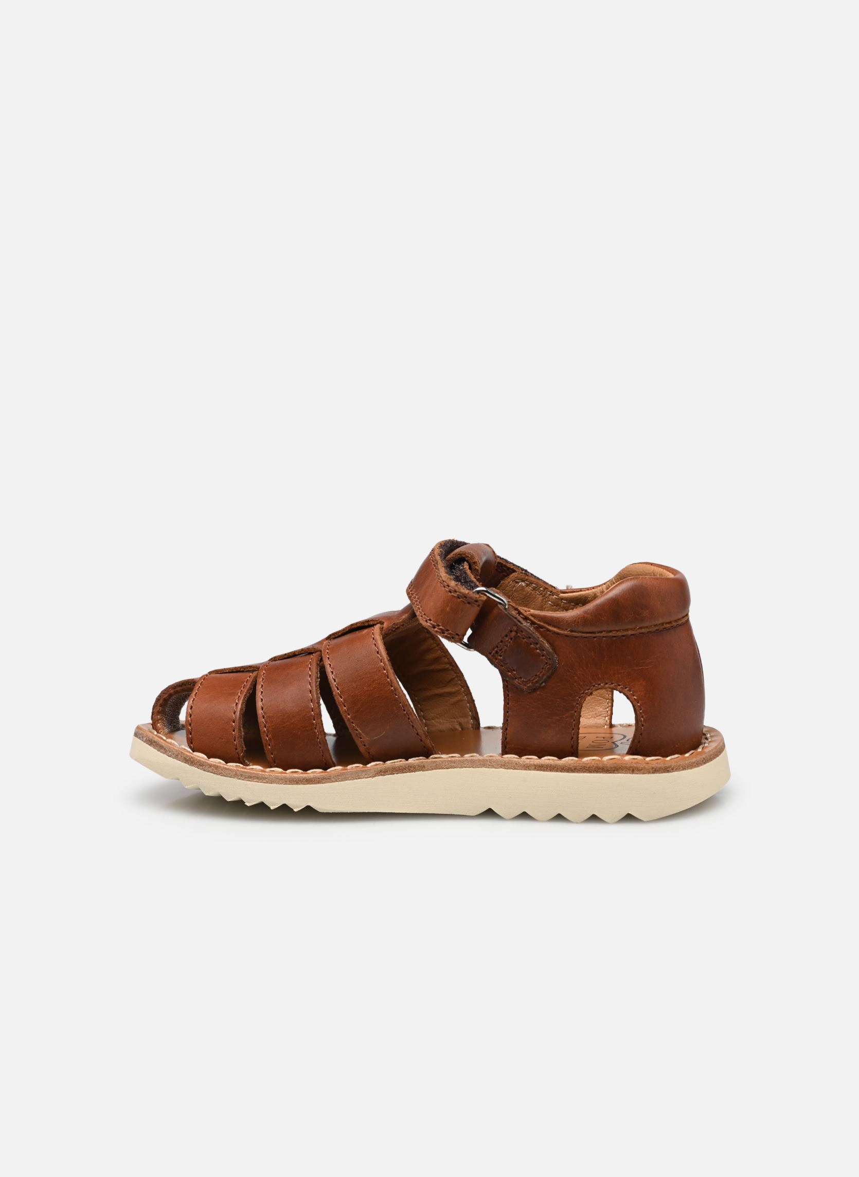 Sandales Waff Papy garçon marron Pom d Api Sandales Waff Papy garçon marron MARRON