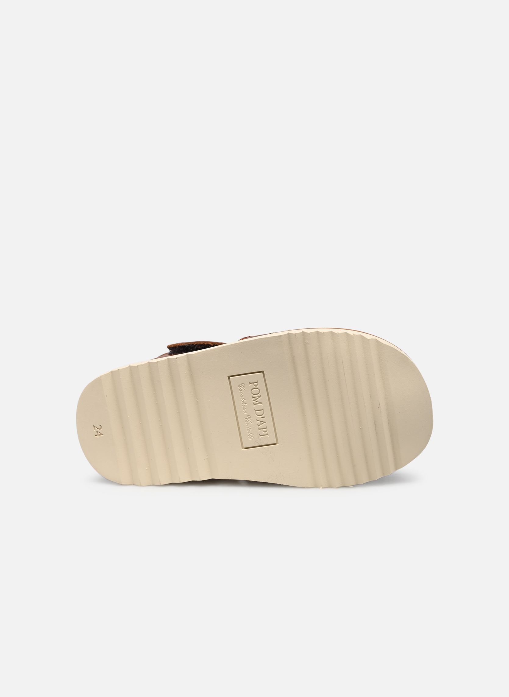 Sandales Waff Papy garçon marron Pom d Api Sandales Waff Papy garçon marron MARRON