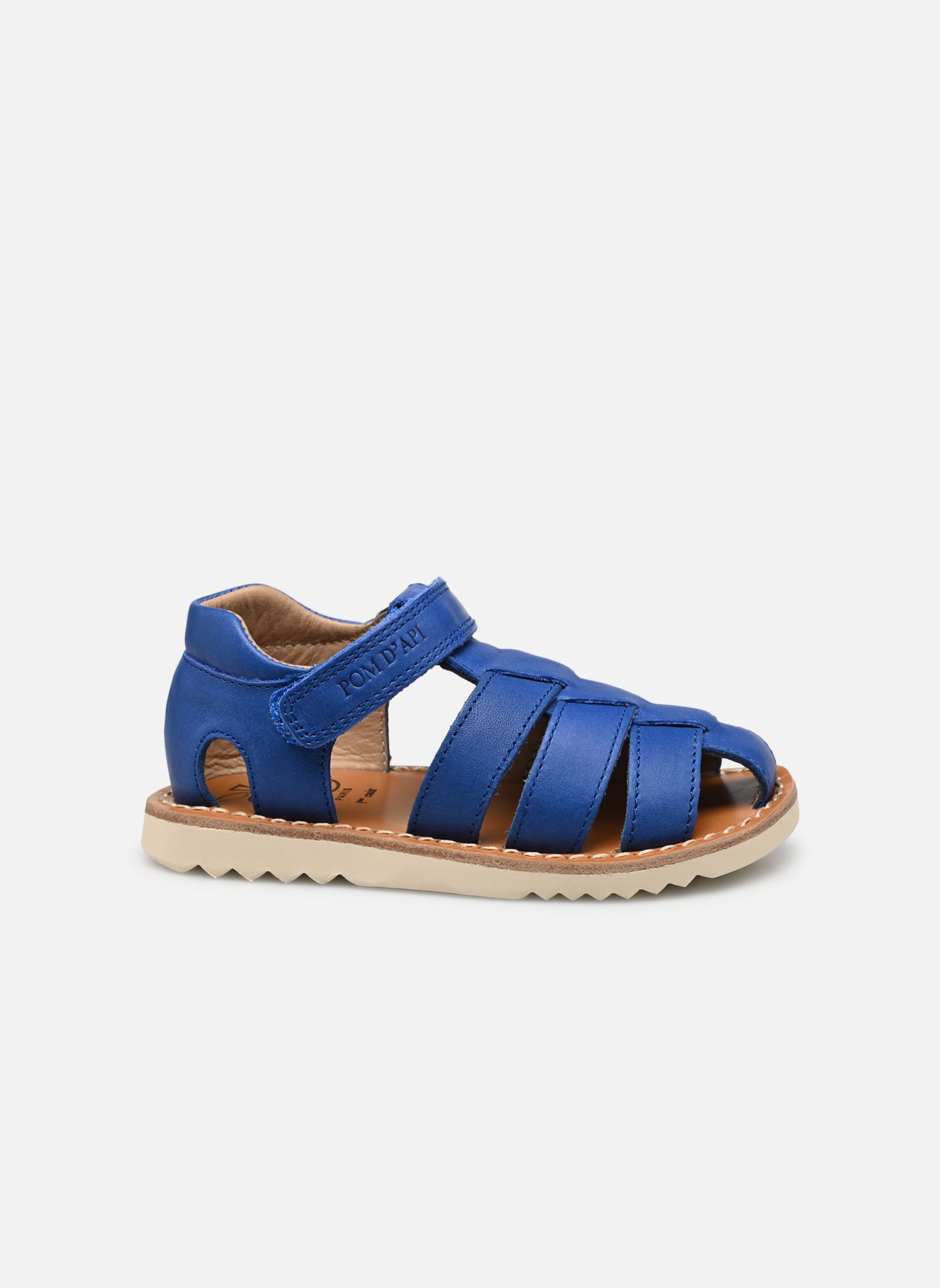 Sandales Waff Papy garçon bleu Pom d Api Sandales Waff Papy garçon bleu FRENCH BLUE
