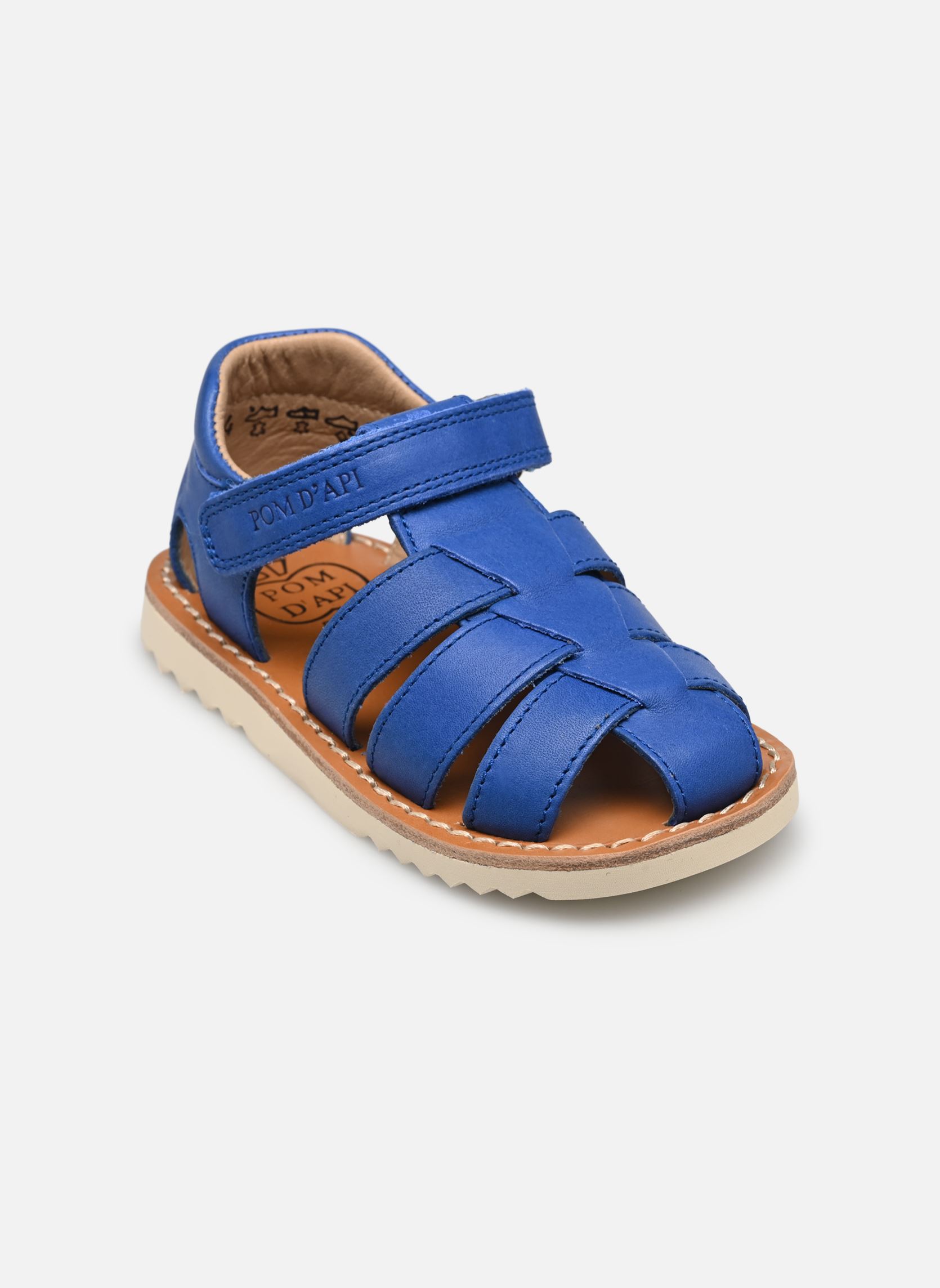 Sandales Waff Papy garçon bleu Pom d Api Sandales Waff Papy garçon bleu FRENCH BLUE