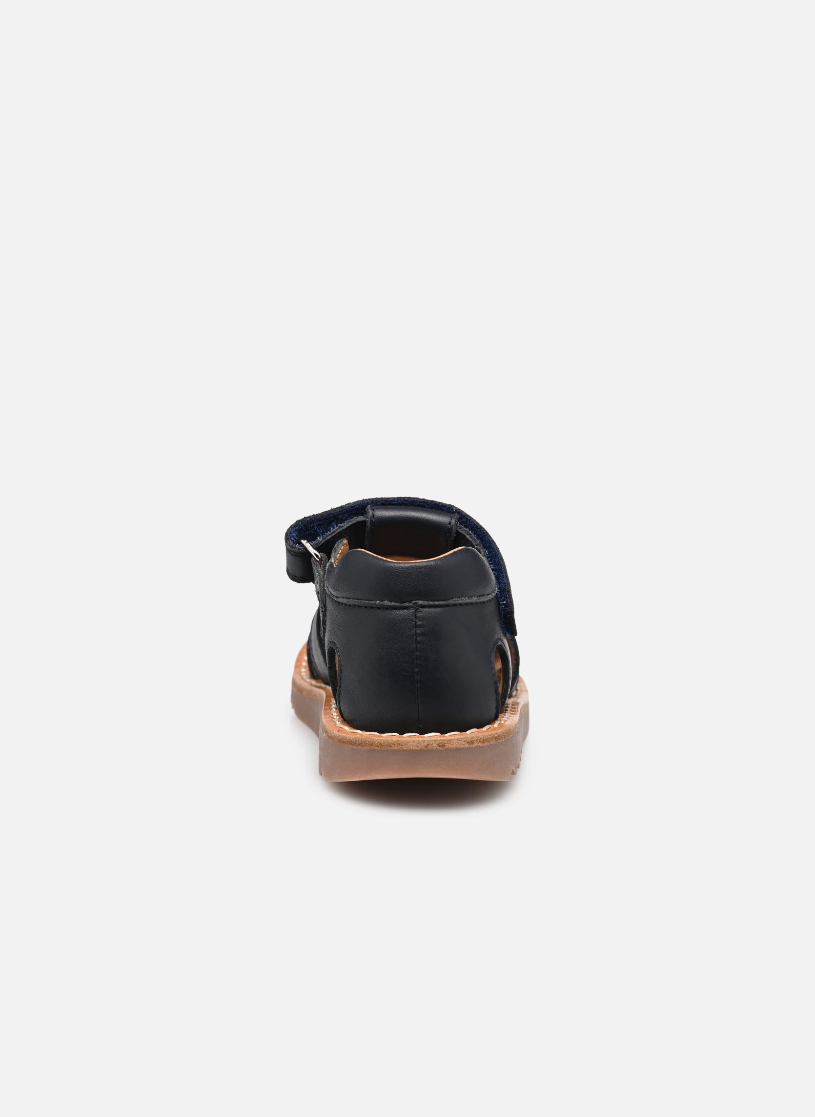 Sandales Waff Papy garçon bleu Pom d Api Sandales Waff Papy garçon bleu MARINE SEMELLE GUM