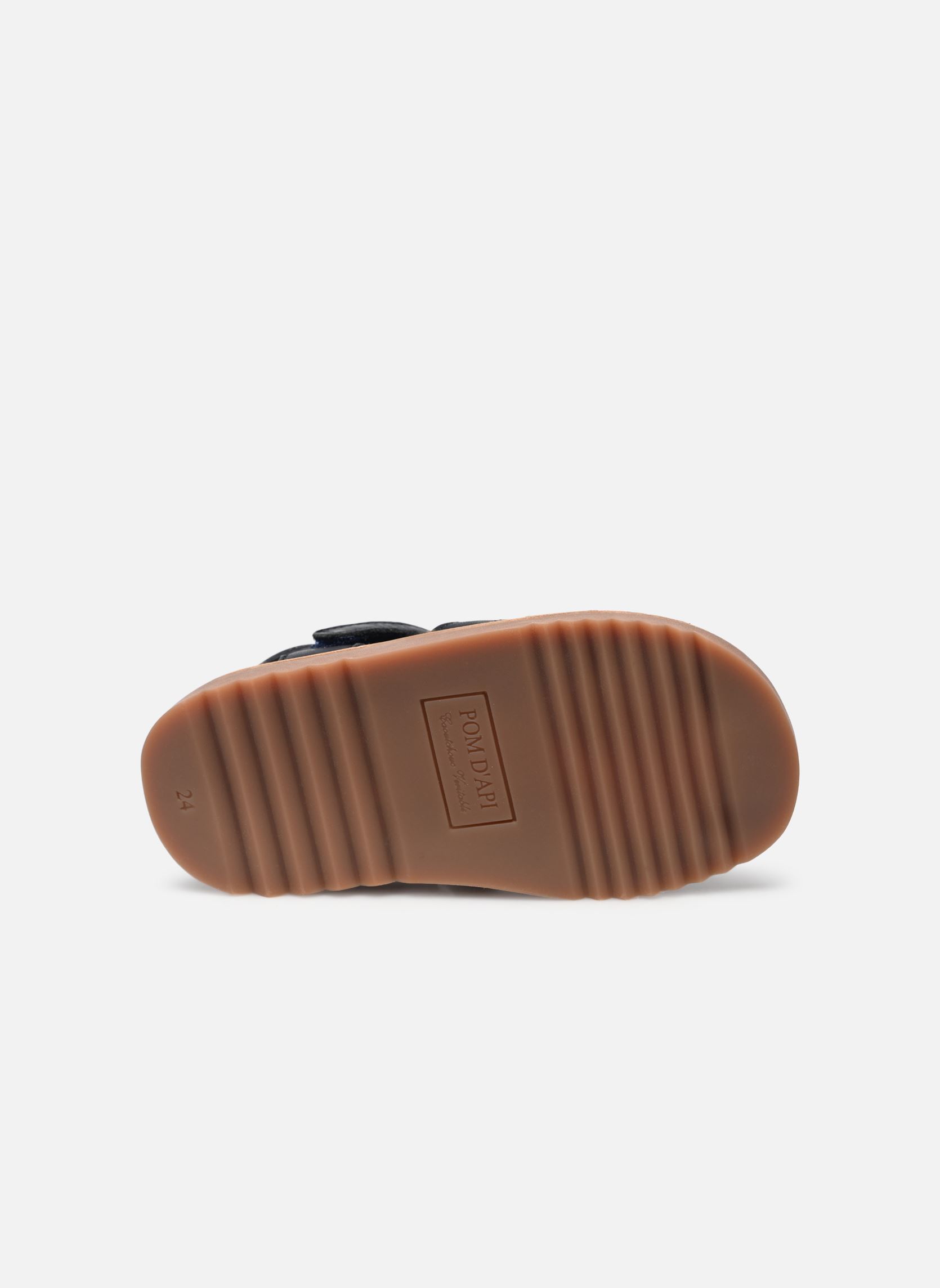 Sandales Waff Papy garçon bleu Pom d Api Sandales Waff Papy garçon bleu MARINE SEMELLE GUM