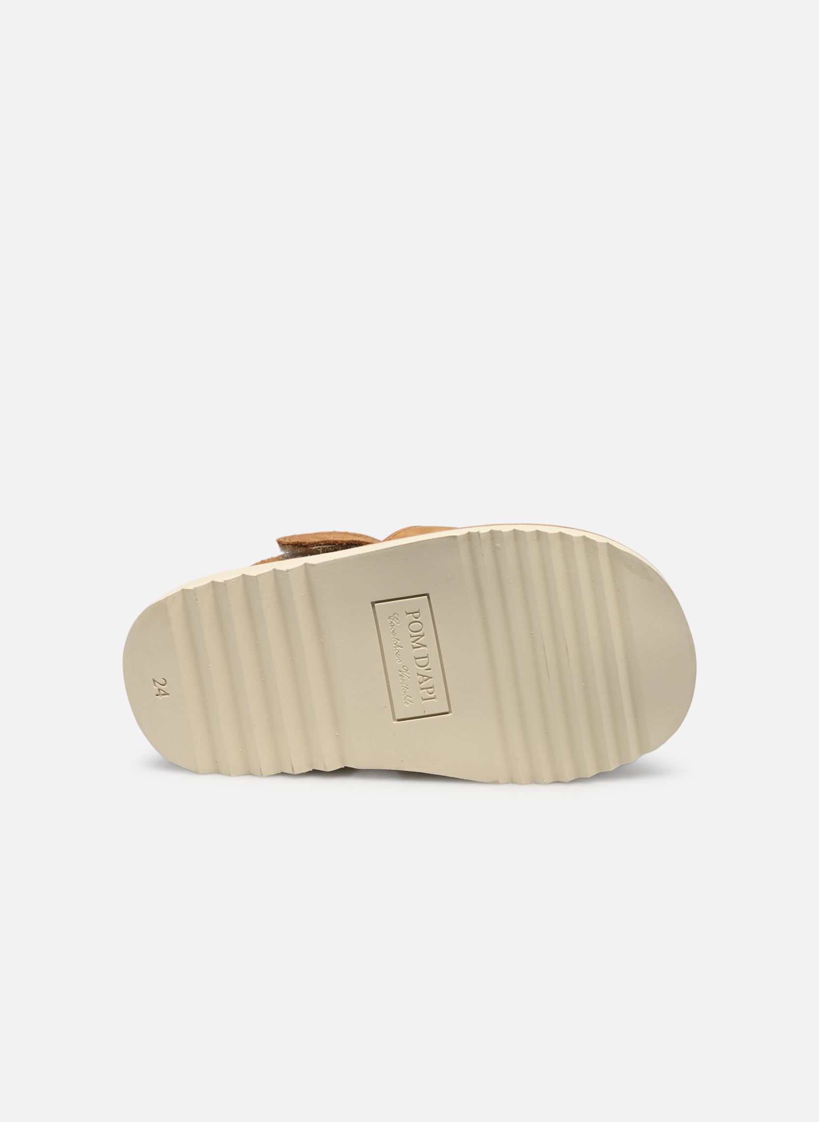 Sandales Waff Papy garçon marron Pom d Api Sandales Waff Papy garçon marron CAMEL SEMELLE MASTIC